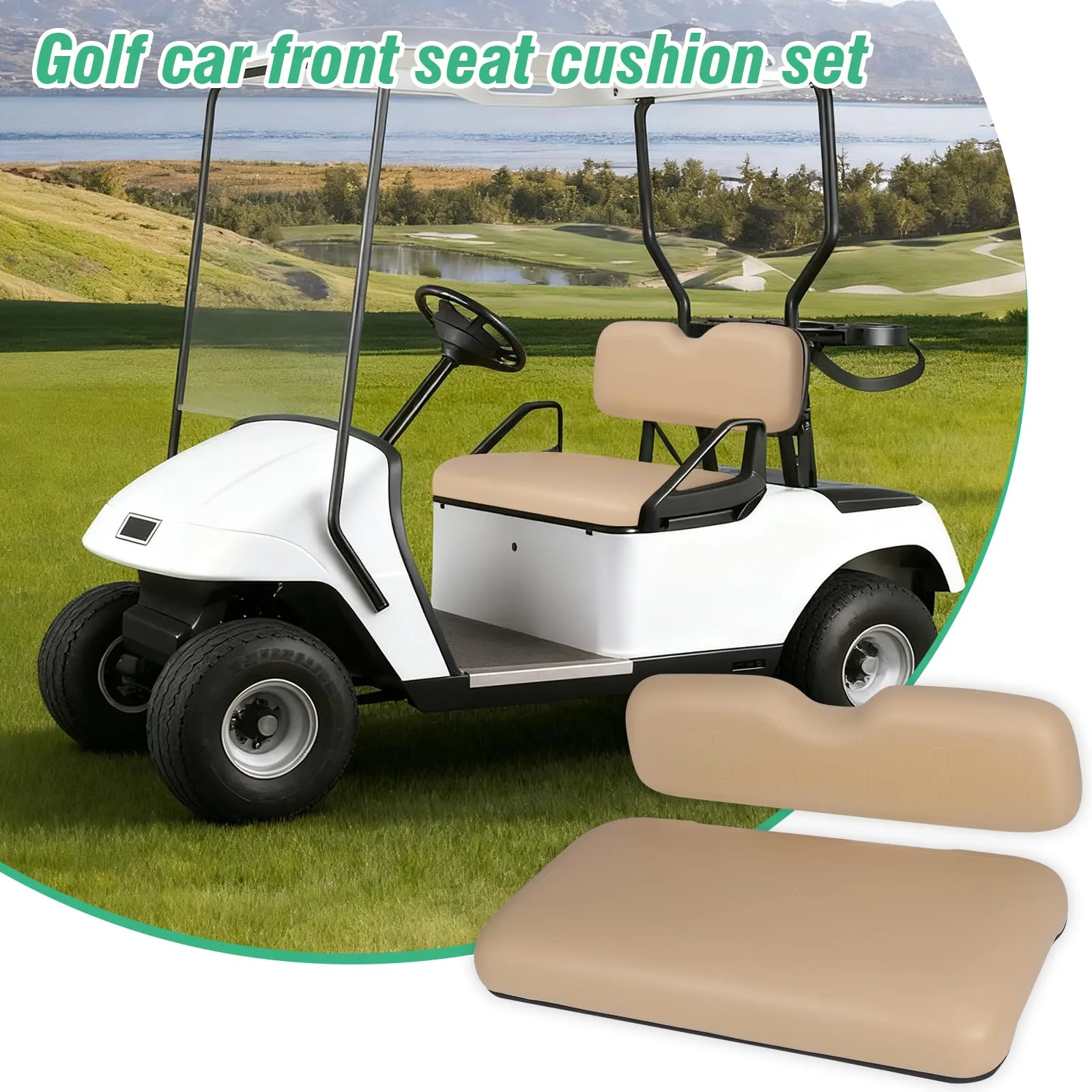 Front Seat Cushion & Backrest for E-Z-GO TXT / Medalist (1994–2013) image 4