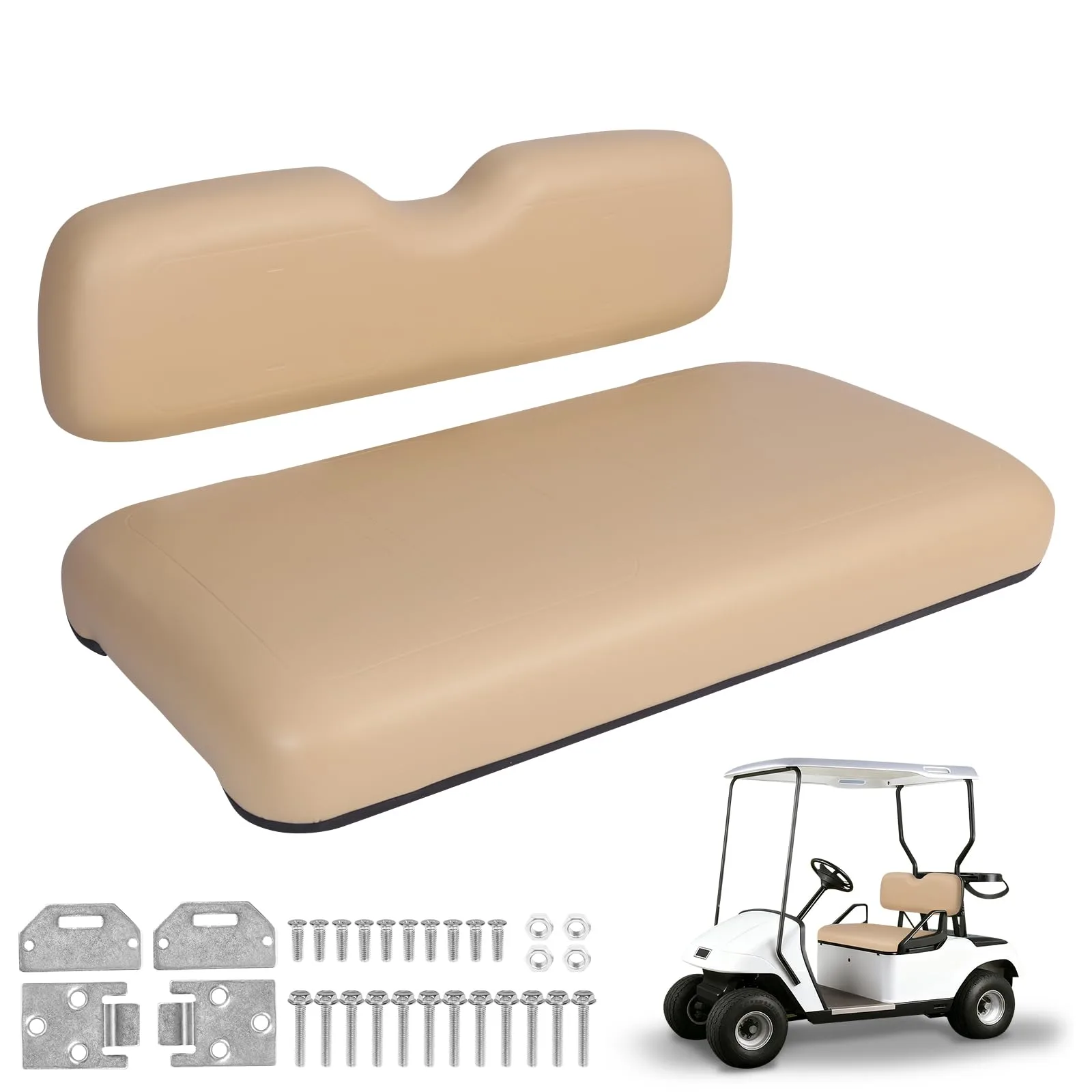 Front Seat Cushion & Backrest for E-Z-GO TXT / Medalist (1994–2013)