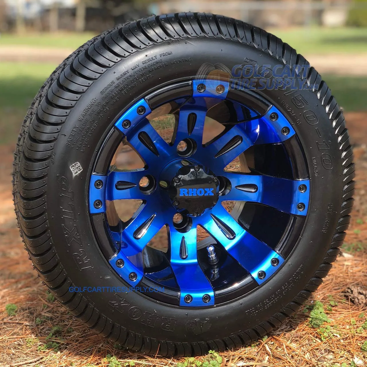 10-Inch VEGAS Golf Cart Wheels with 205/50-10 Tires image 2