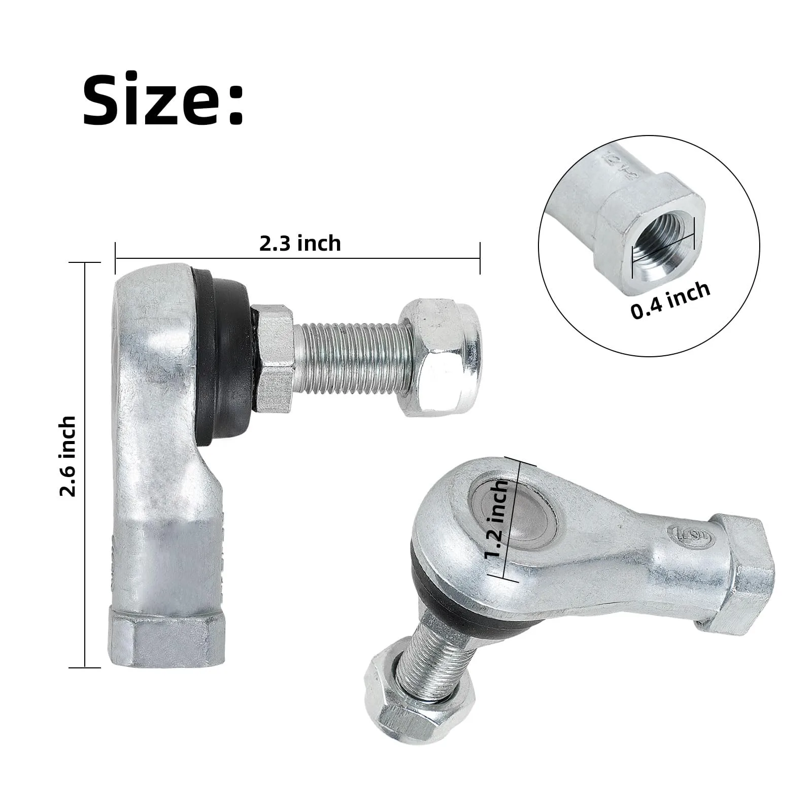Roykaw Outer Tie Rod Ends for Yamaha G22 G27 G29 image 2
