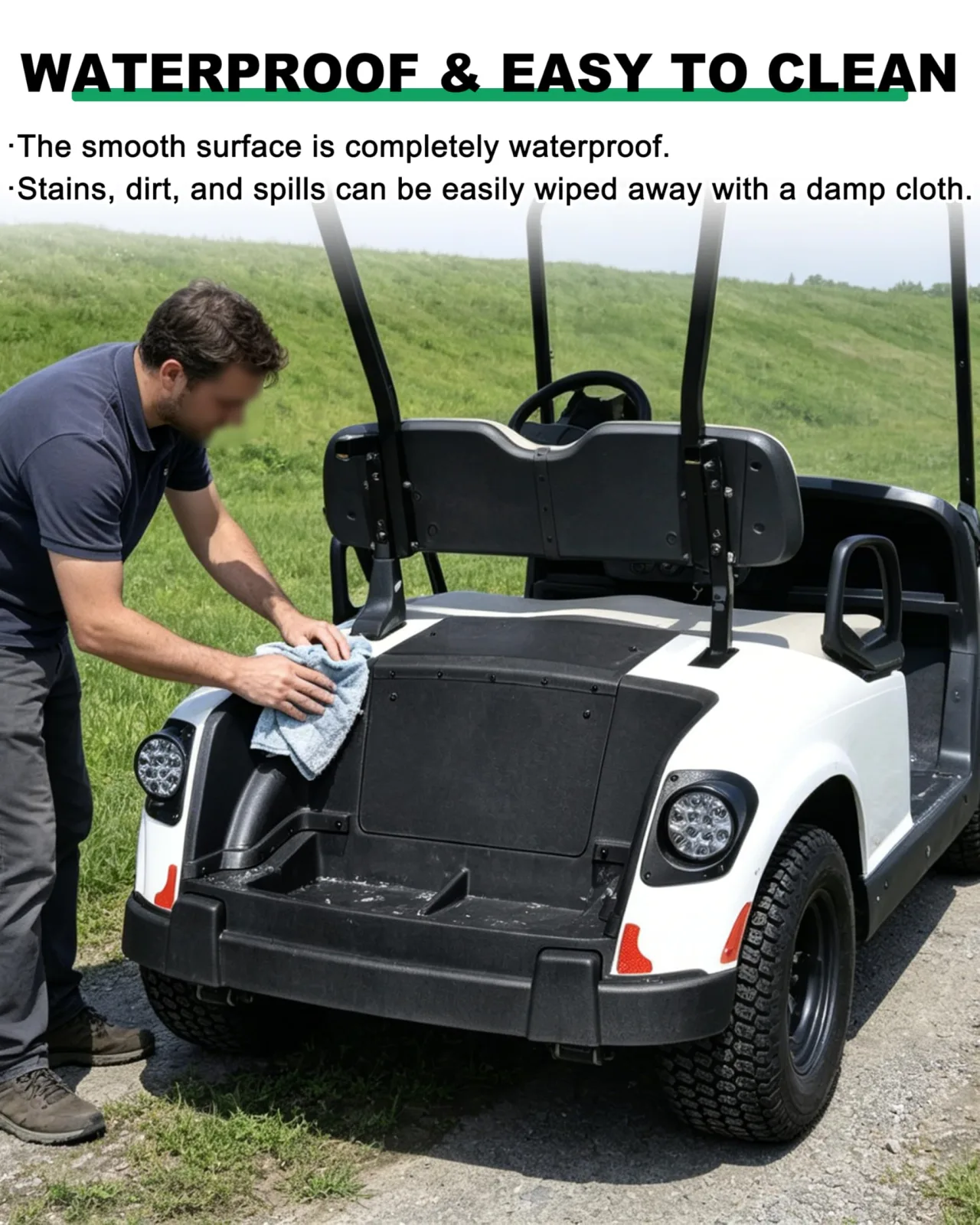 LDETXY Rear Bagwell Liner for E-Z-GO RXV Valor 2025 image 4