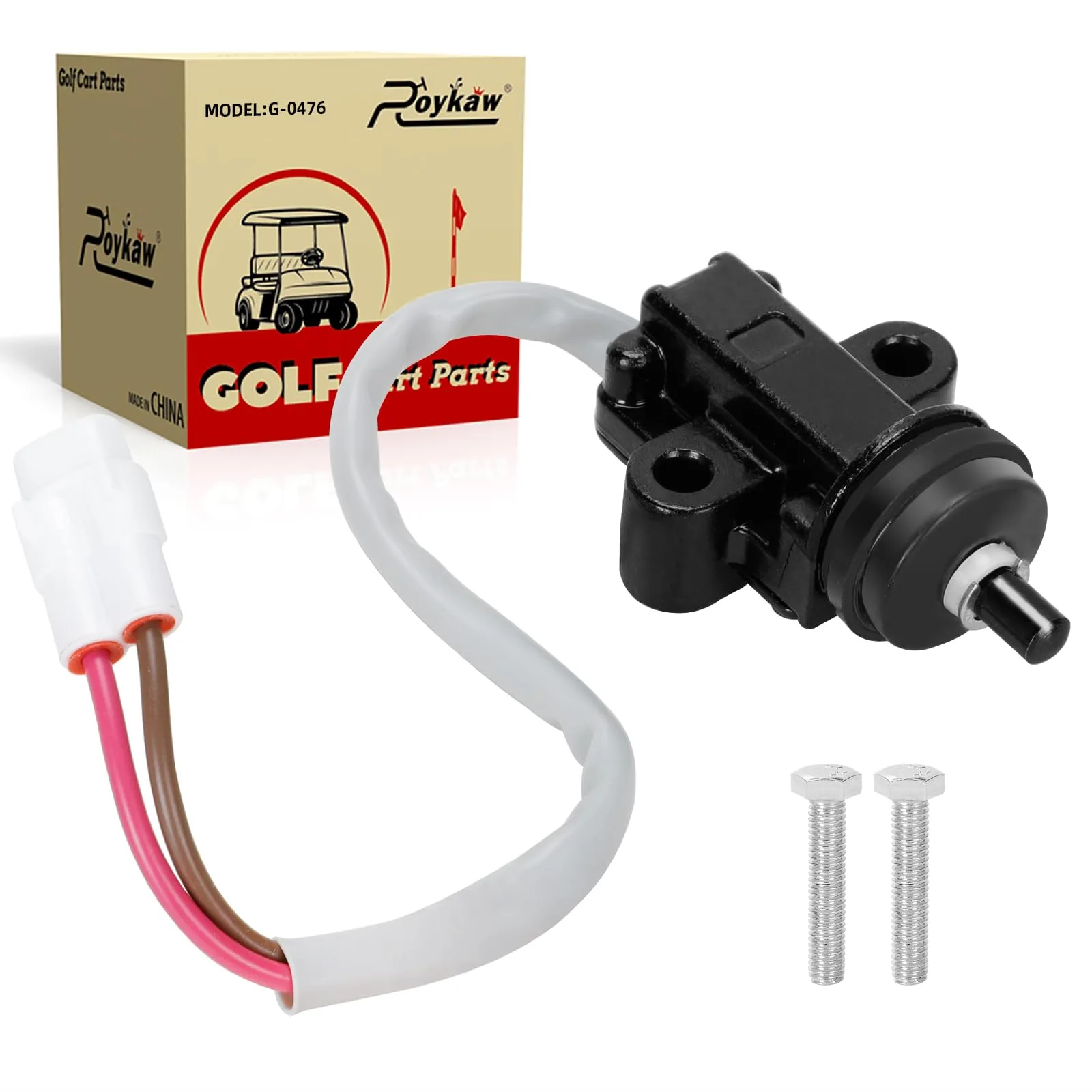 Roykaw Stop Switch JF7-82817-20 for Yamaha G14/G16/G19/G22/G29/Drive