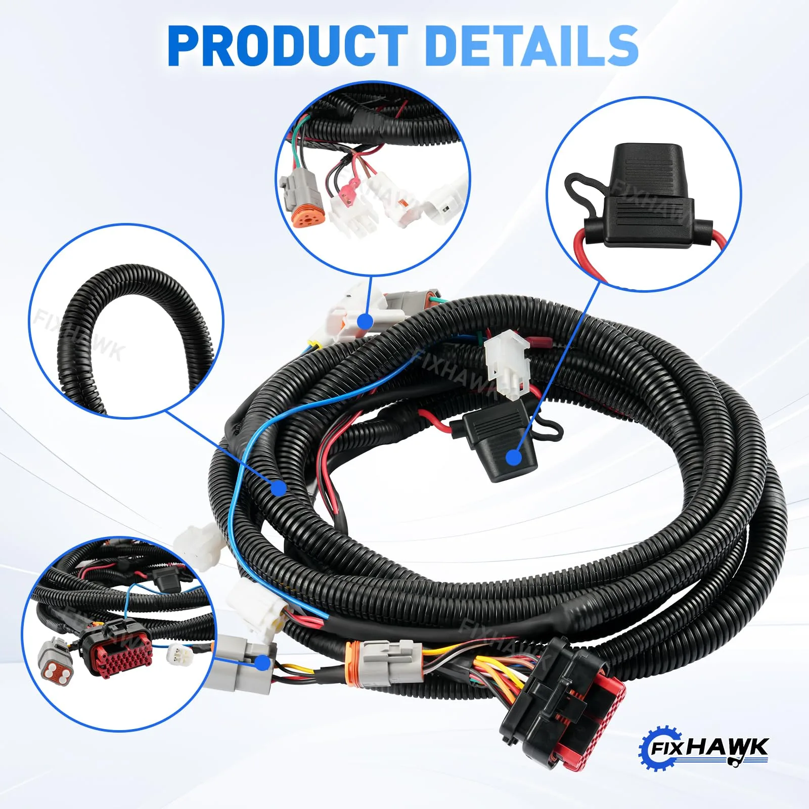 FIXHAWK Yamaha G22 Control Wiring Harness JU2-H2590-00-00 image 2