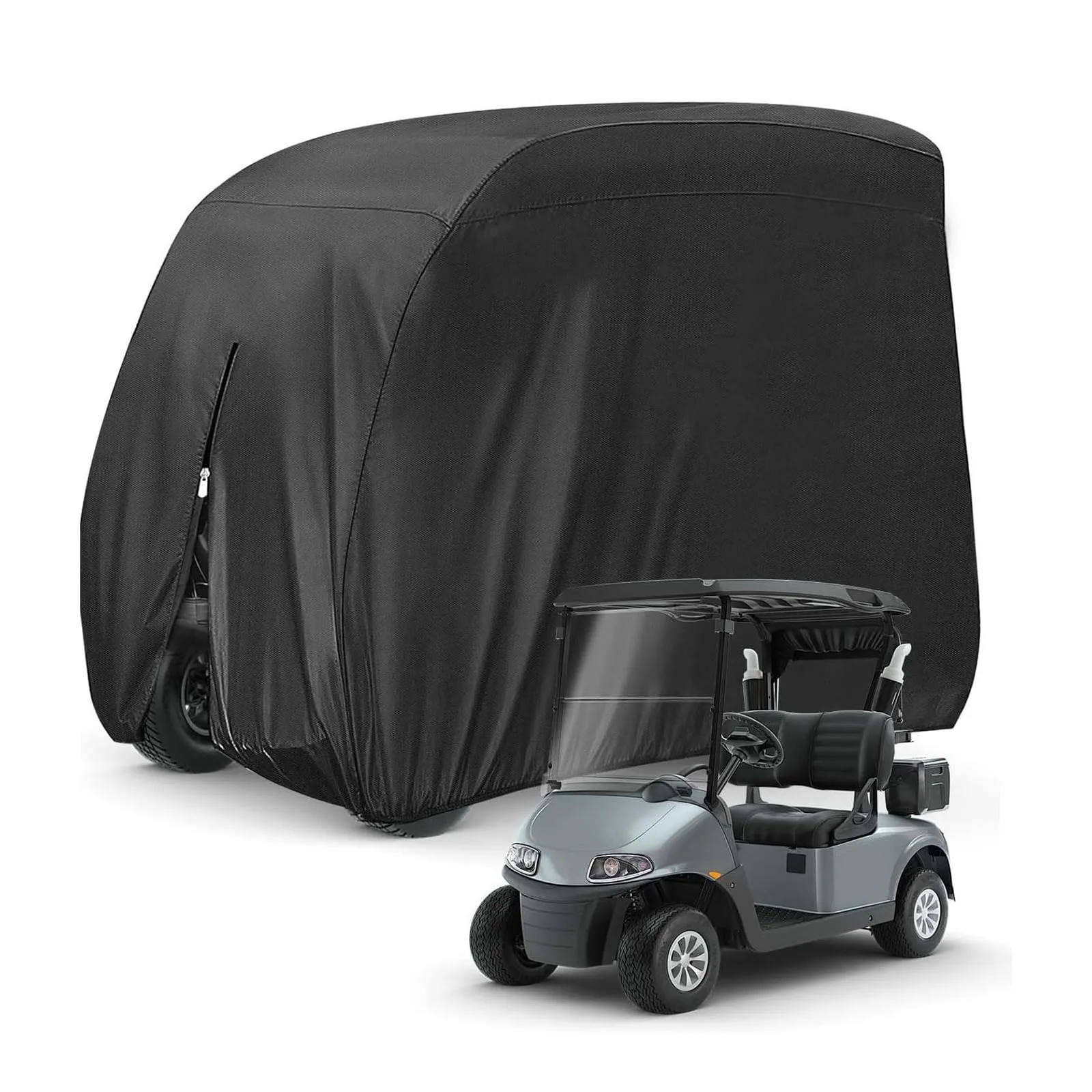 AKFNCZV Golf Cart Cover for HDK DEL3062G2Z 8-Passenger
