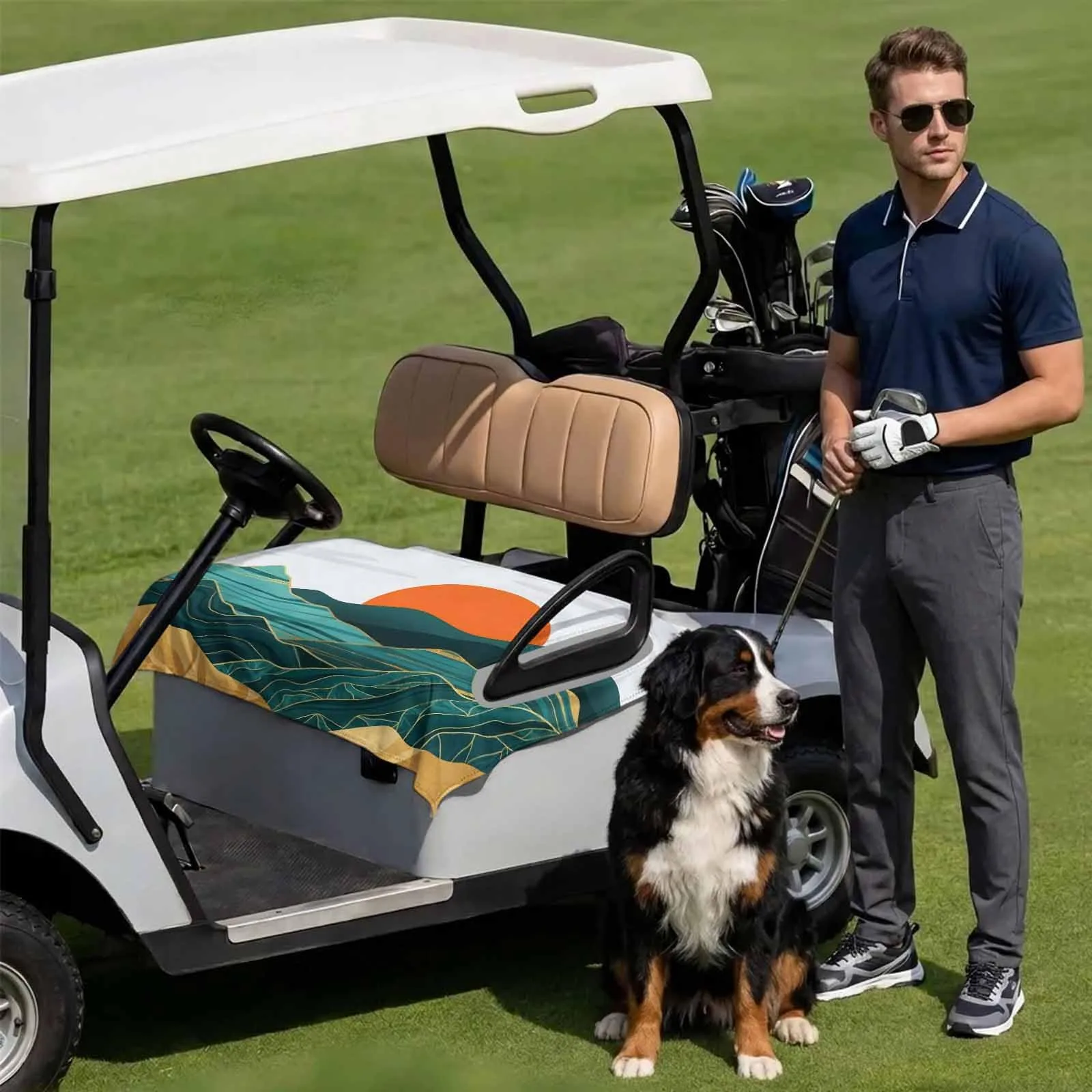 DecorLovee Golf Cart Seat Cover 51 x 31 Inch image 3
