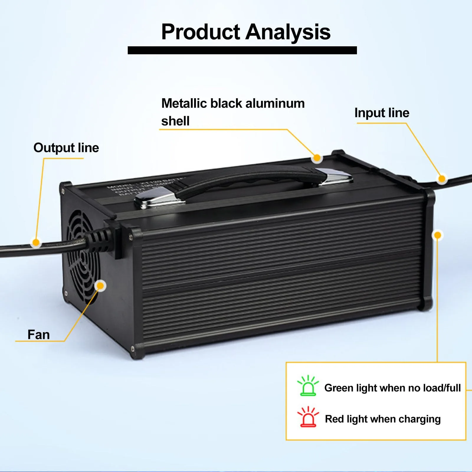 Lzyjckh 48V 20A Lead-Acid Golf Cart Battery Charger image 4