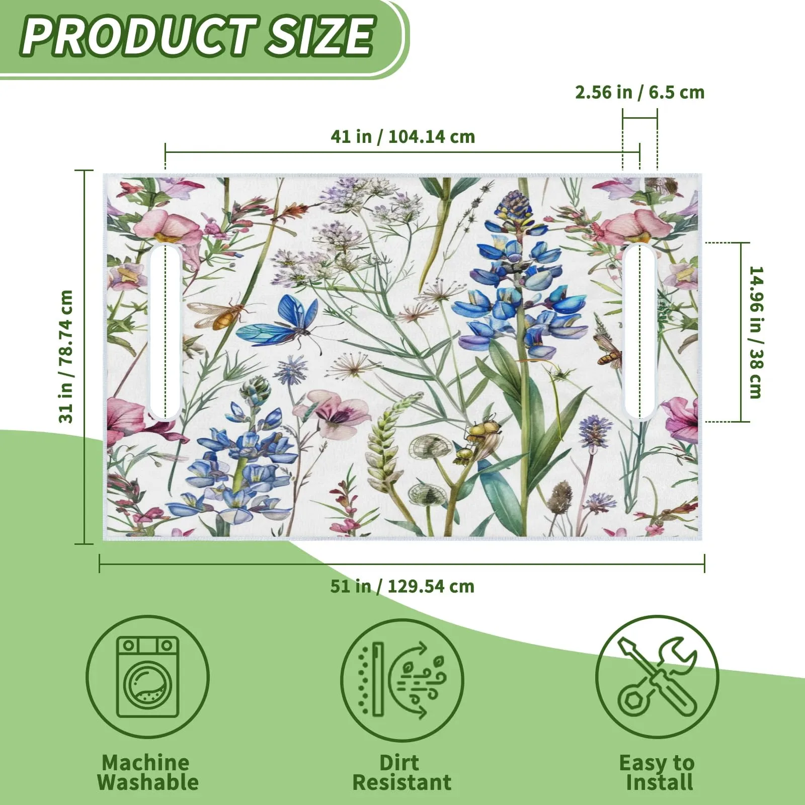 Tiveruda Golf Cart Seat Cover for Double Seats, 51 x 31 in image 2