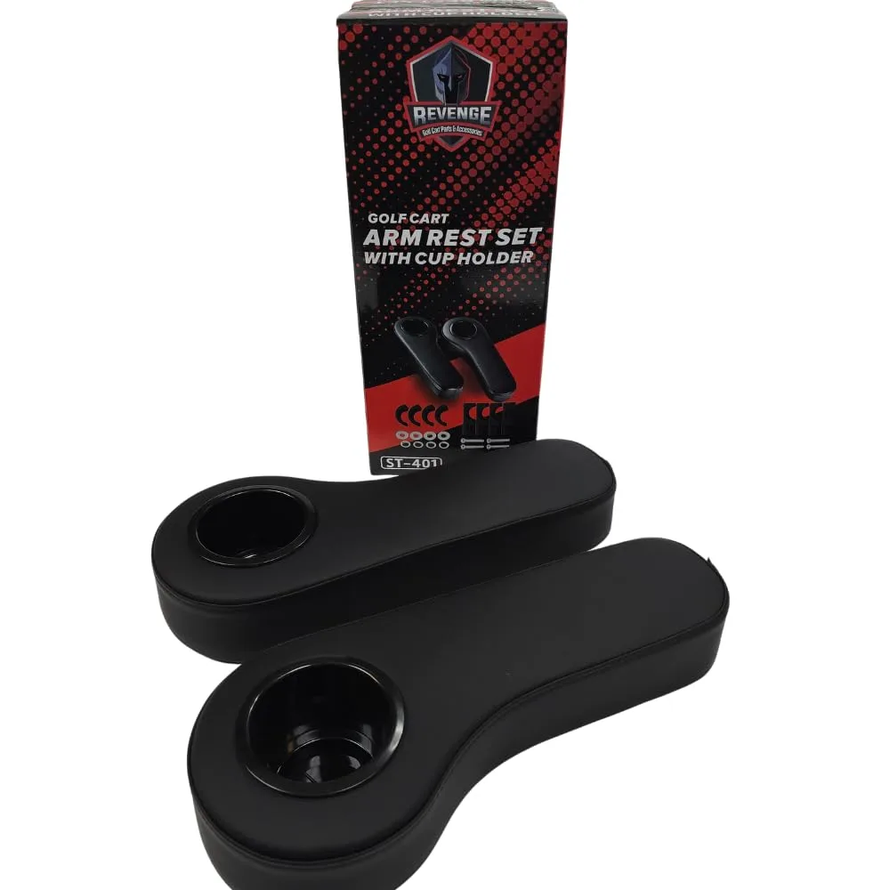 REVENGE ST-401 Golf Cart Armrest Cup Holder Set
