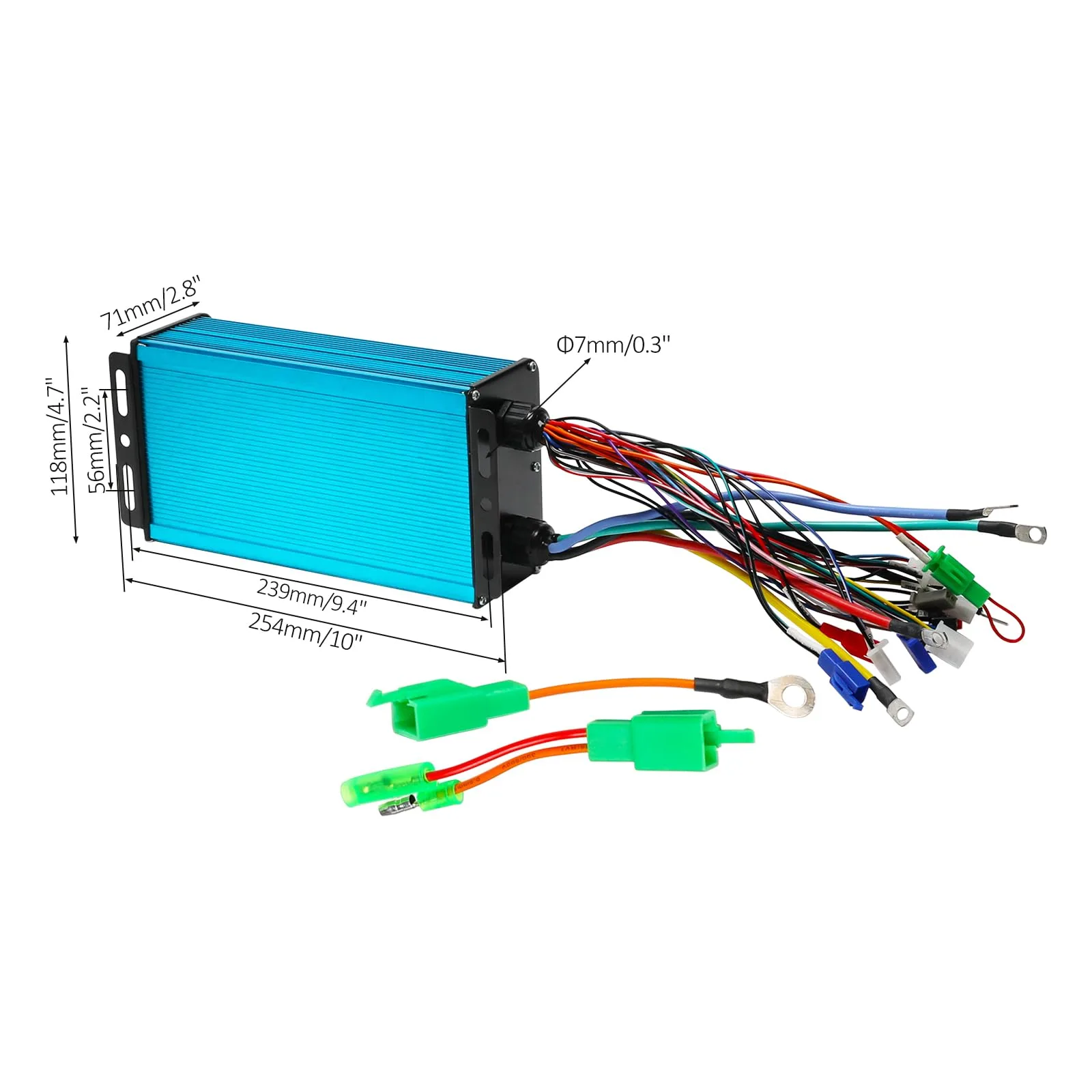 REBEKAMODS 60V 2500W Brushless Motor & 36-72V Controller Kit TD574+TD224-2 image 2