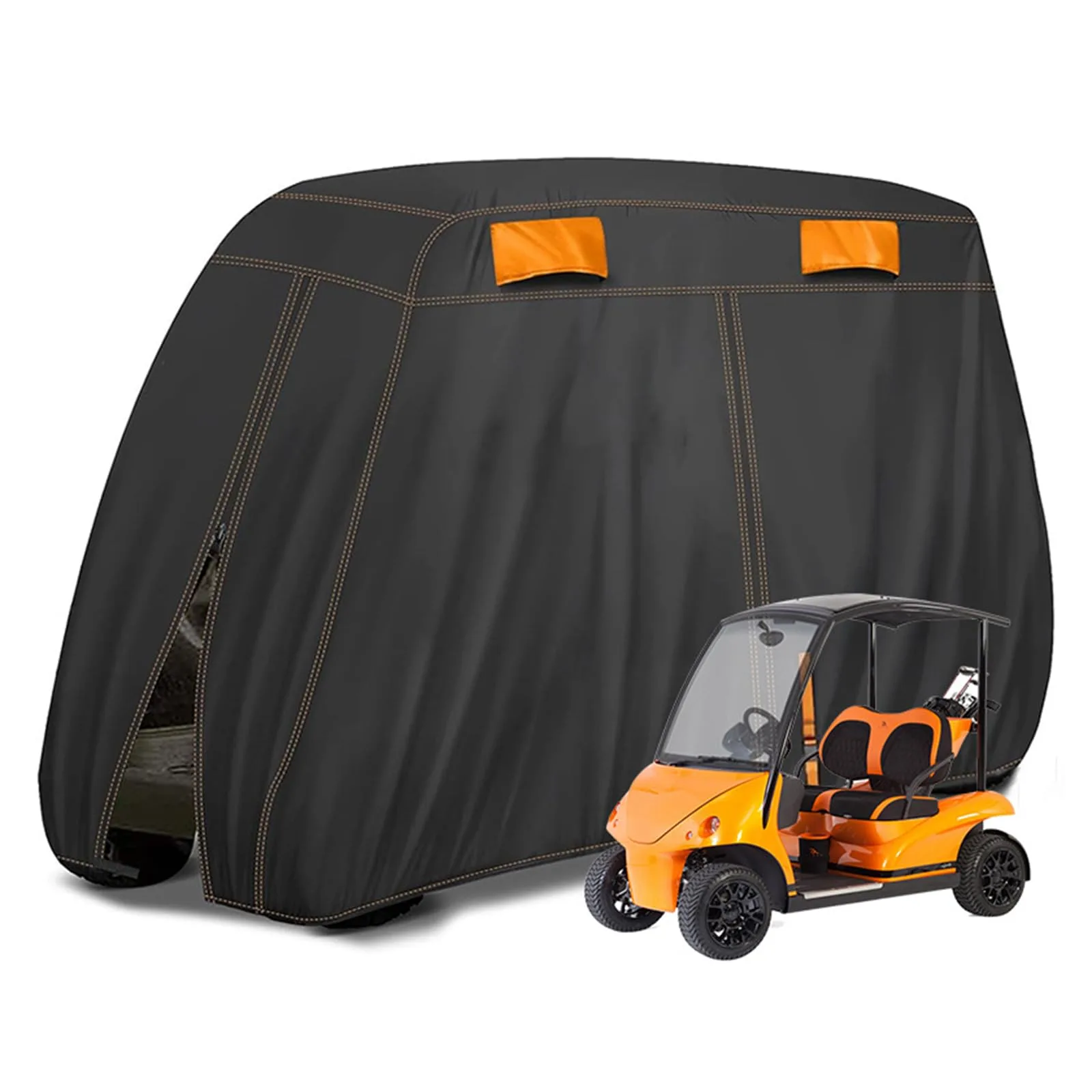 YYBDLC Golf Cart Cover for MotoEV Electro Bubble Buddy 2-Passenger (2017-2026)