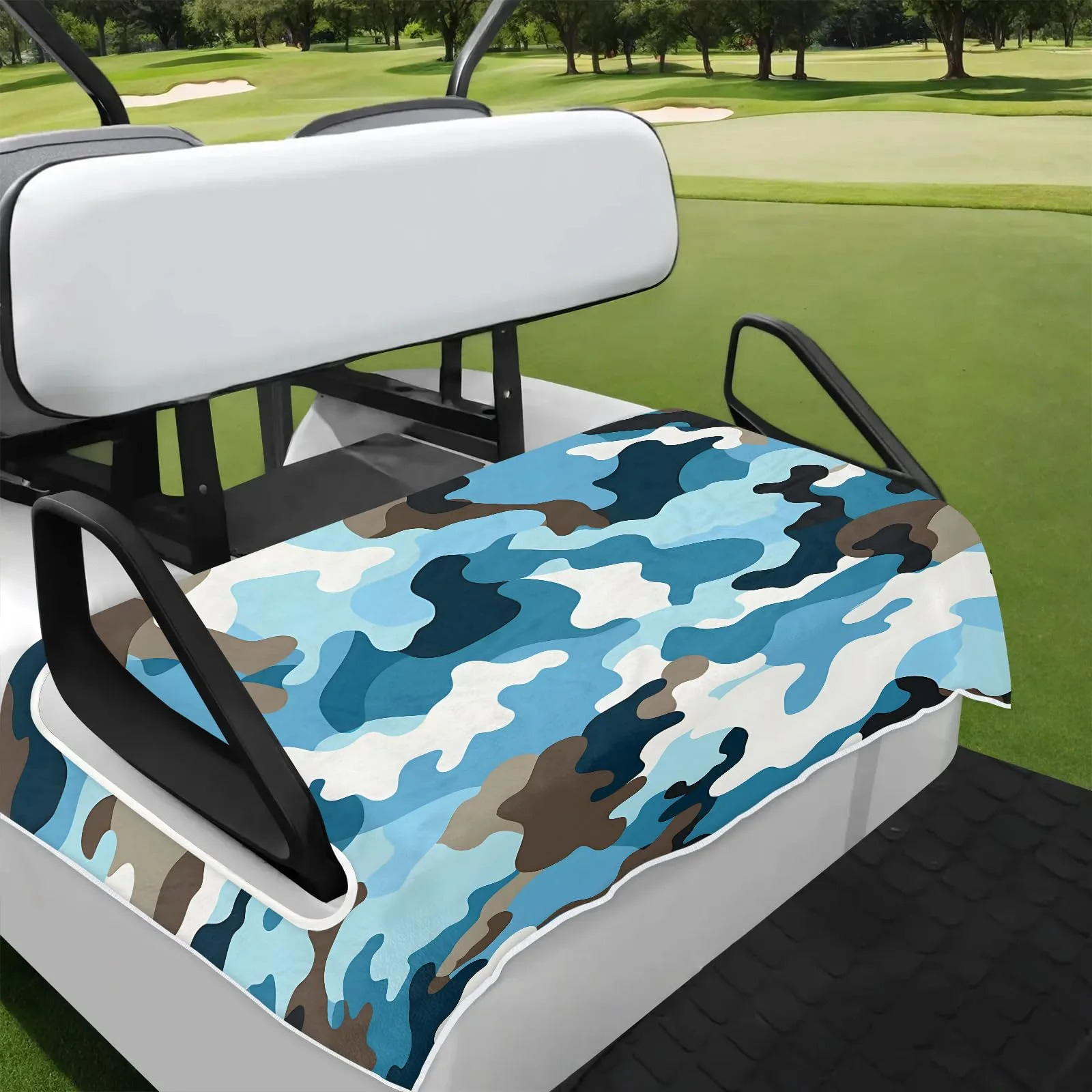 Tiveruda Golf Cart Seat Cover for Double Seats, 51 x 31 in