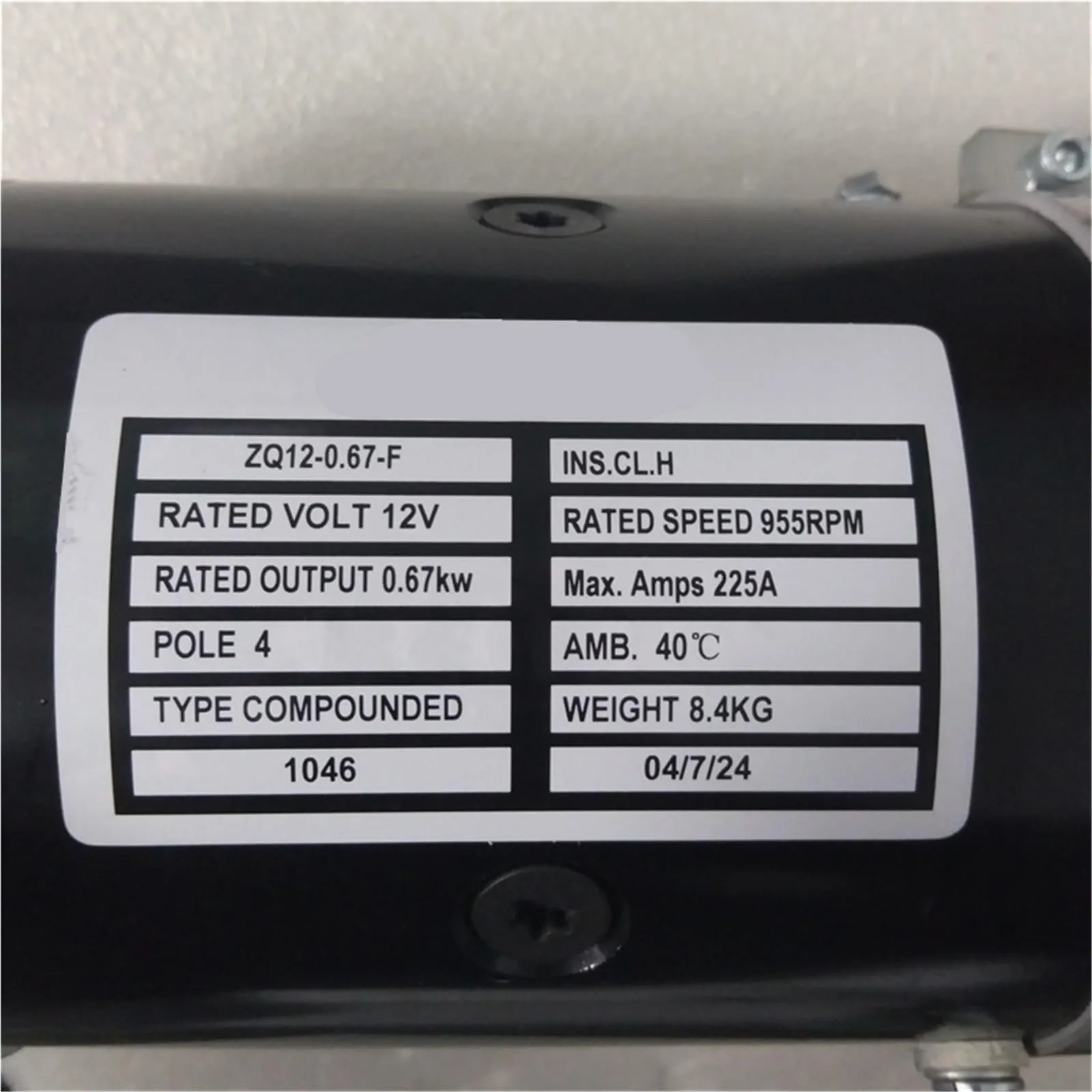 CFYGULKK ZQ12-0.67-F 12V Golf Cart Starting Motor image 3