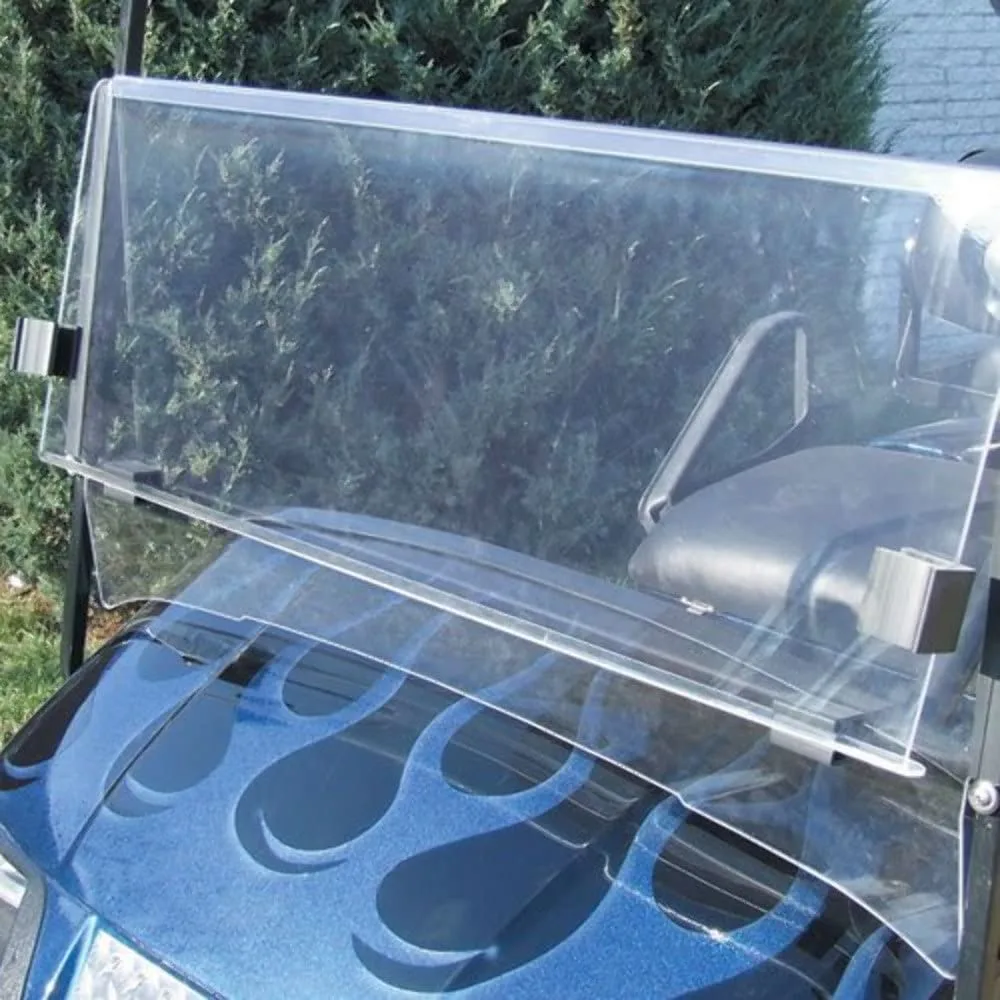 RED DOT Clear Fold-Down Windshield for Club Car DS image 4