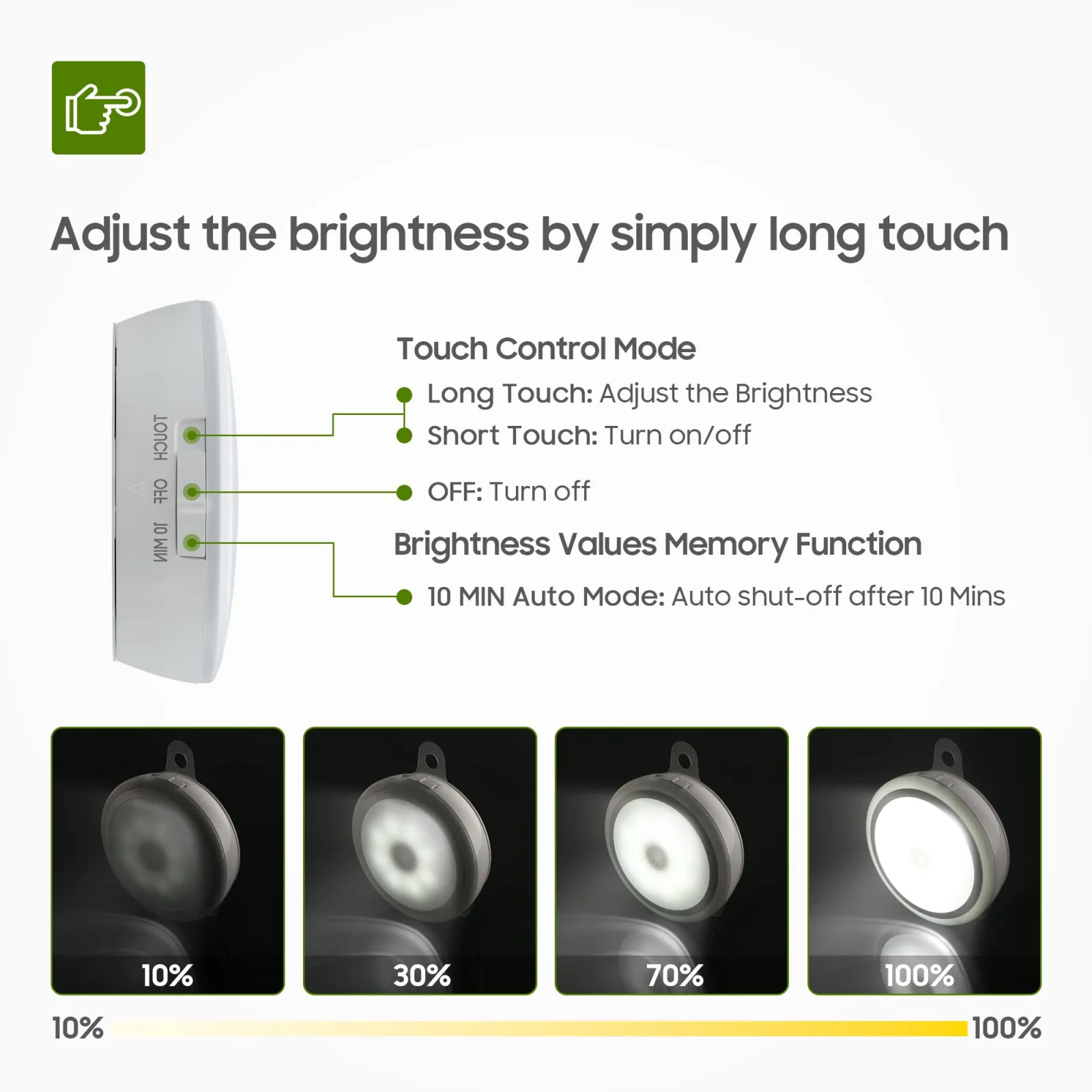 10L0L Rechargeable Golf Cart Dome Light image 3