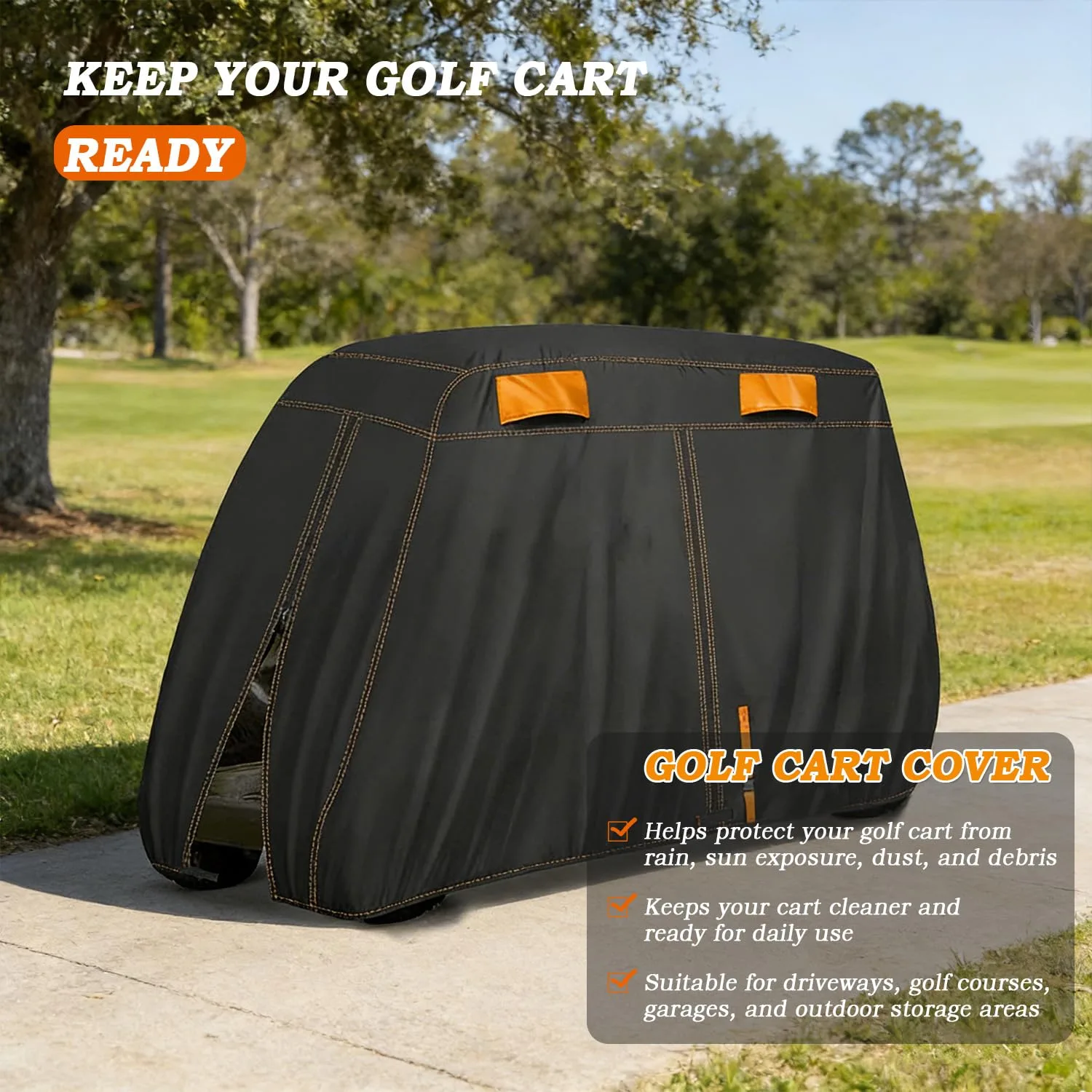 JMJGHSRGTY Golf Cart Cover for Evolution D-MAX XT6 Premium (2025-2026) image 2