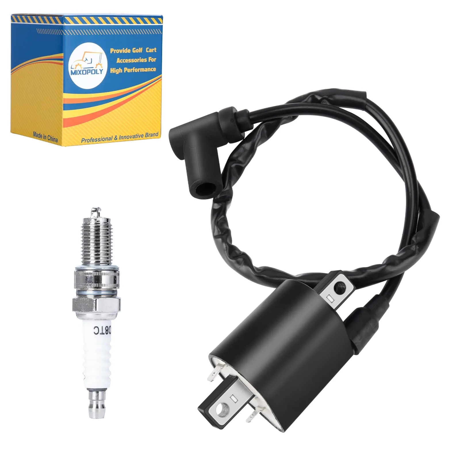Mixopoly Ignition Coil for Yamaha Gas Golf Carts