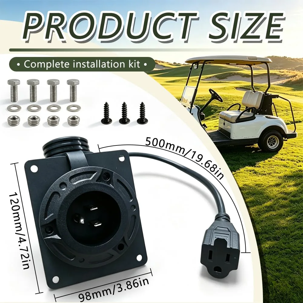 CloudTur Charging Port Adapter for E-Z-GO TXT36 image 2