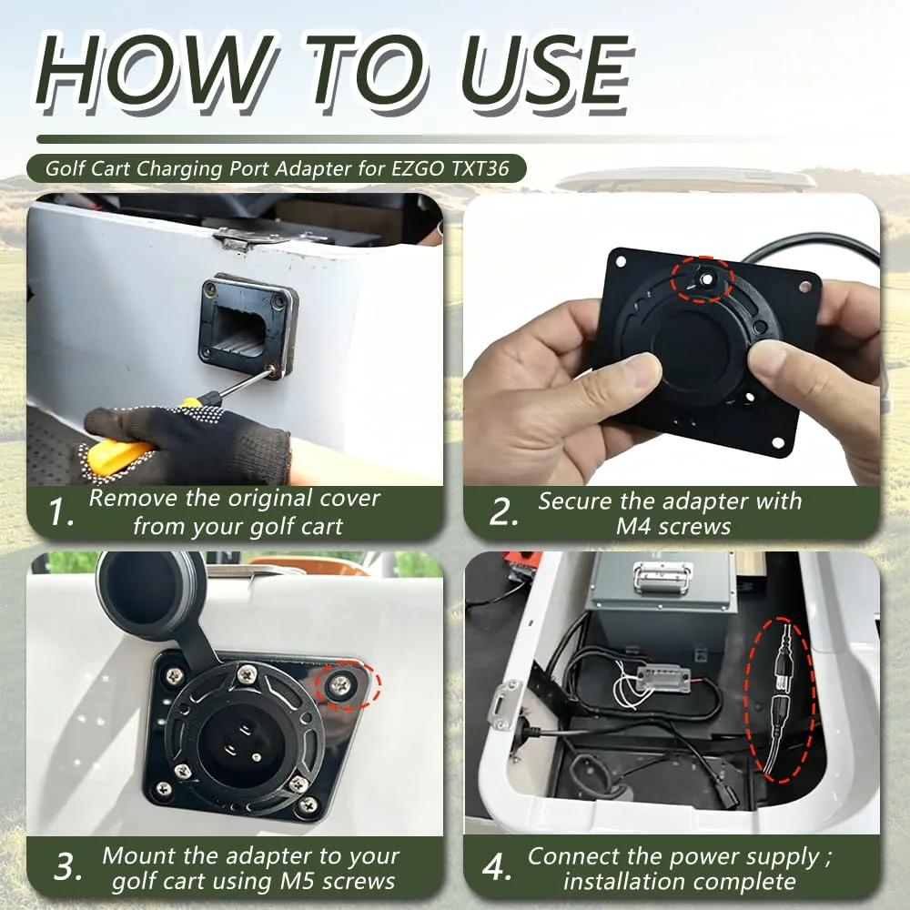 CloudTur Charging Port Adapter for E-Z-GO TXT36 image 4