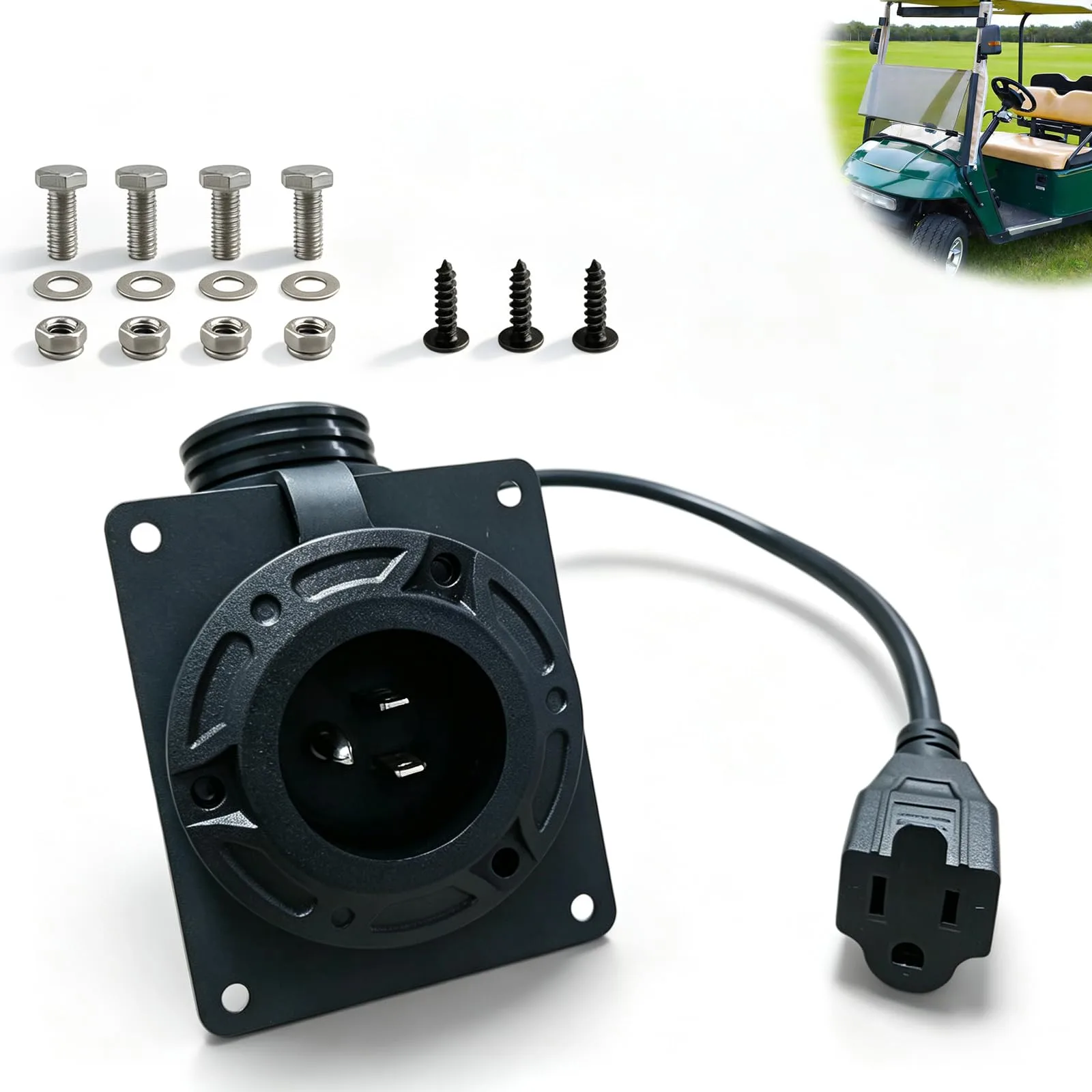 CloudTur Charging Port Adapter for E-Z-GO TXT36