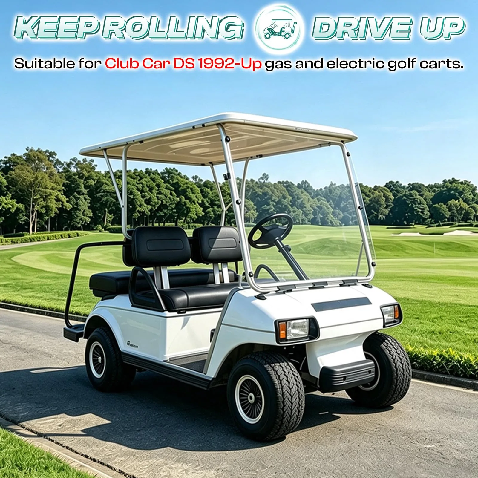 Drive Up Leaf Spring Bushing Kit for Club Car DS image 2