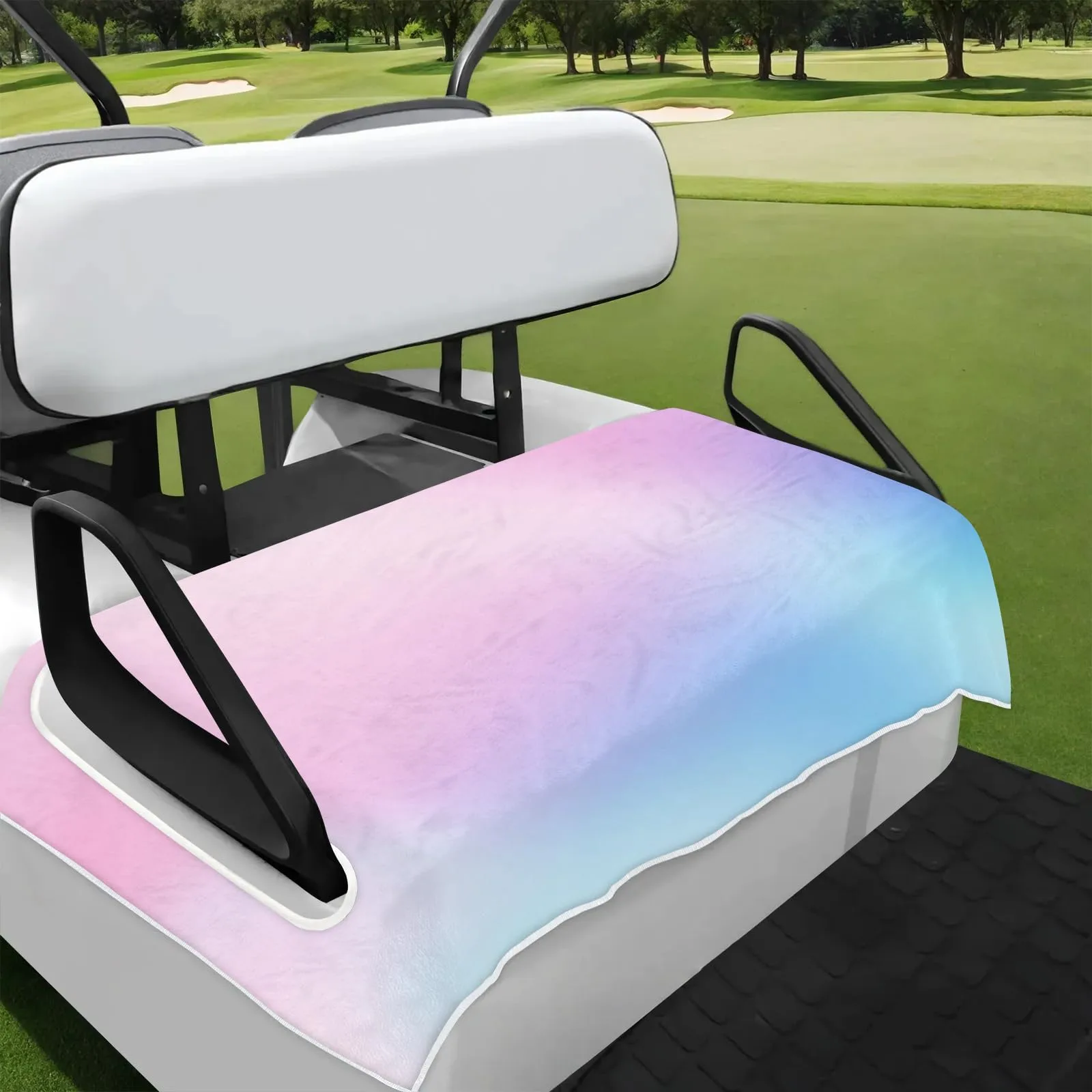 Tiveruda Golf Cart Seat Cover for Double Seats, 51 x 31 in