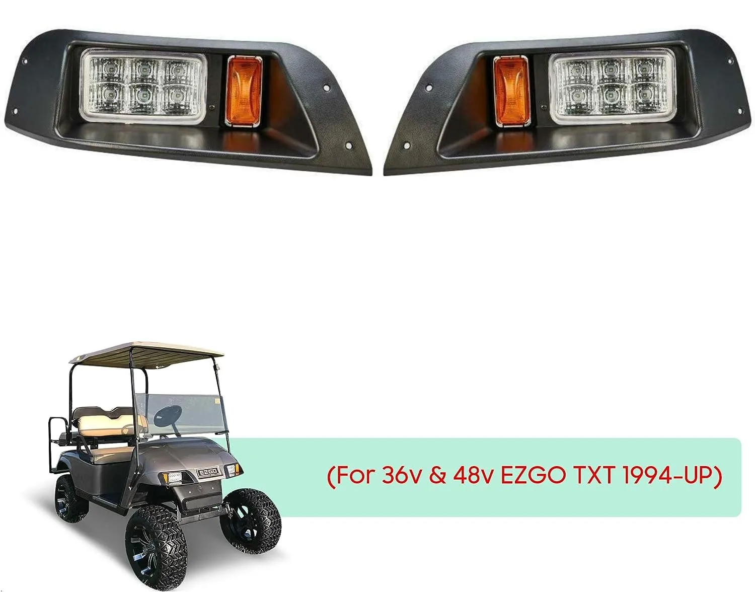 Dr.Acces LED Headlight Kit for E-Z-GO TXT 1996-2013 image 2