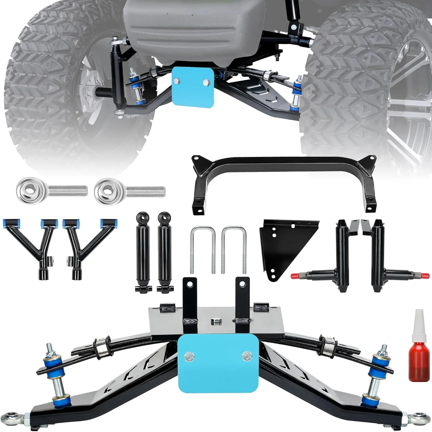 10L0L 6-Inch Lift Kit for Yamaha G29 Drive Electric Golf Cart image 2