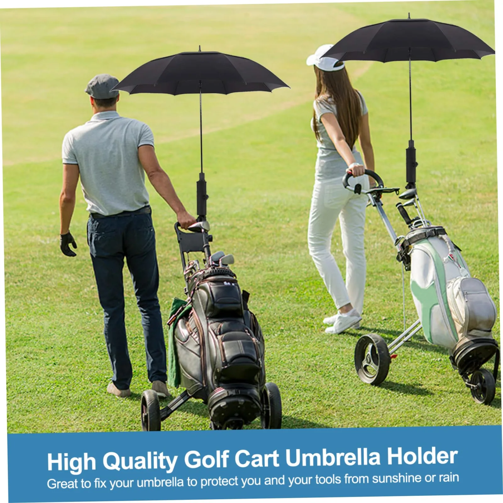 CurcKua Adjustable Golf Cart Umbrella Holder image 3