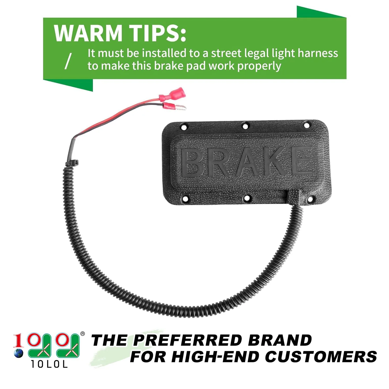 10L0L Golf Cart Brake Light Pad Switch for Yamaha, E-Z-GO & Club Car image 2