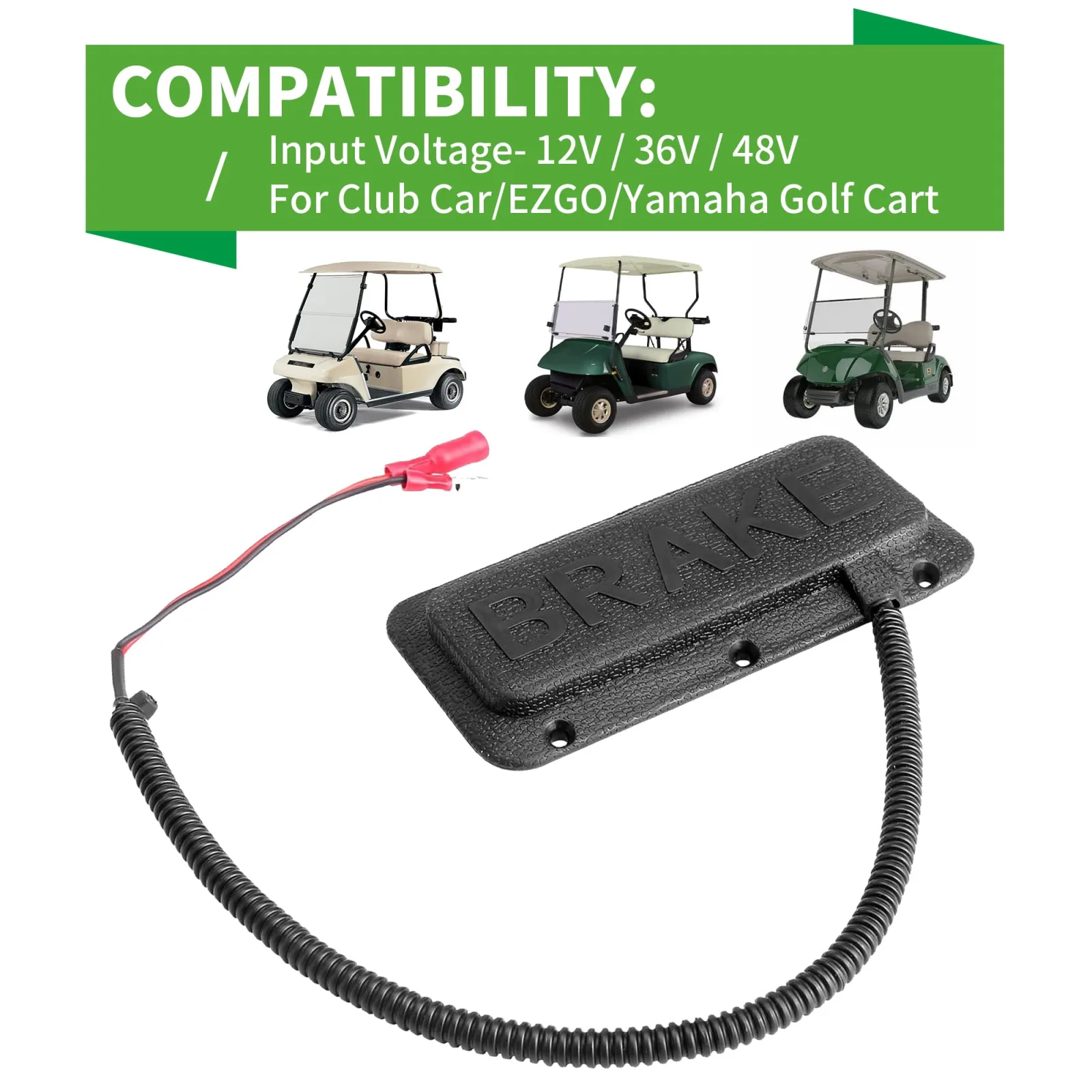 10L0L Golf Cart Brake Light Pad Switch for Yamaha, E-Z-GO & Club Car image 3