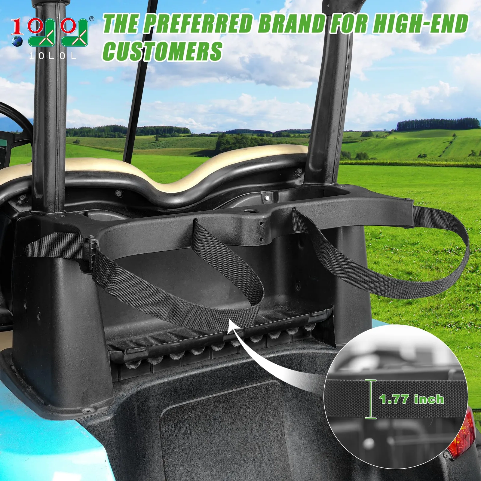10L0L Golf Bag Holder for Club Car Precedent 102504001 image 2