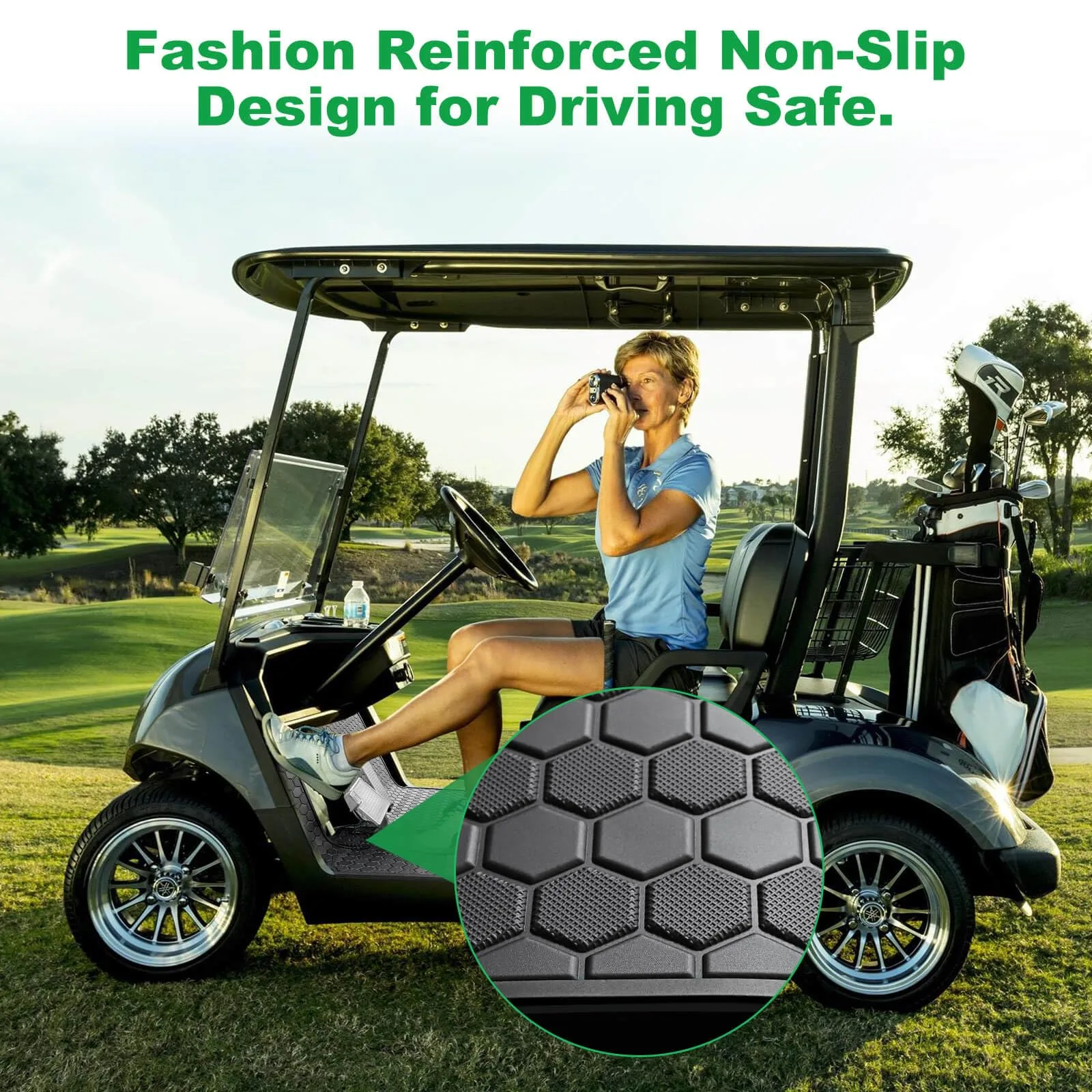 LEAPGOMAX Yamaha G29 Golf Cart Floor Mat MATG29 image 4