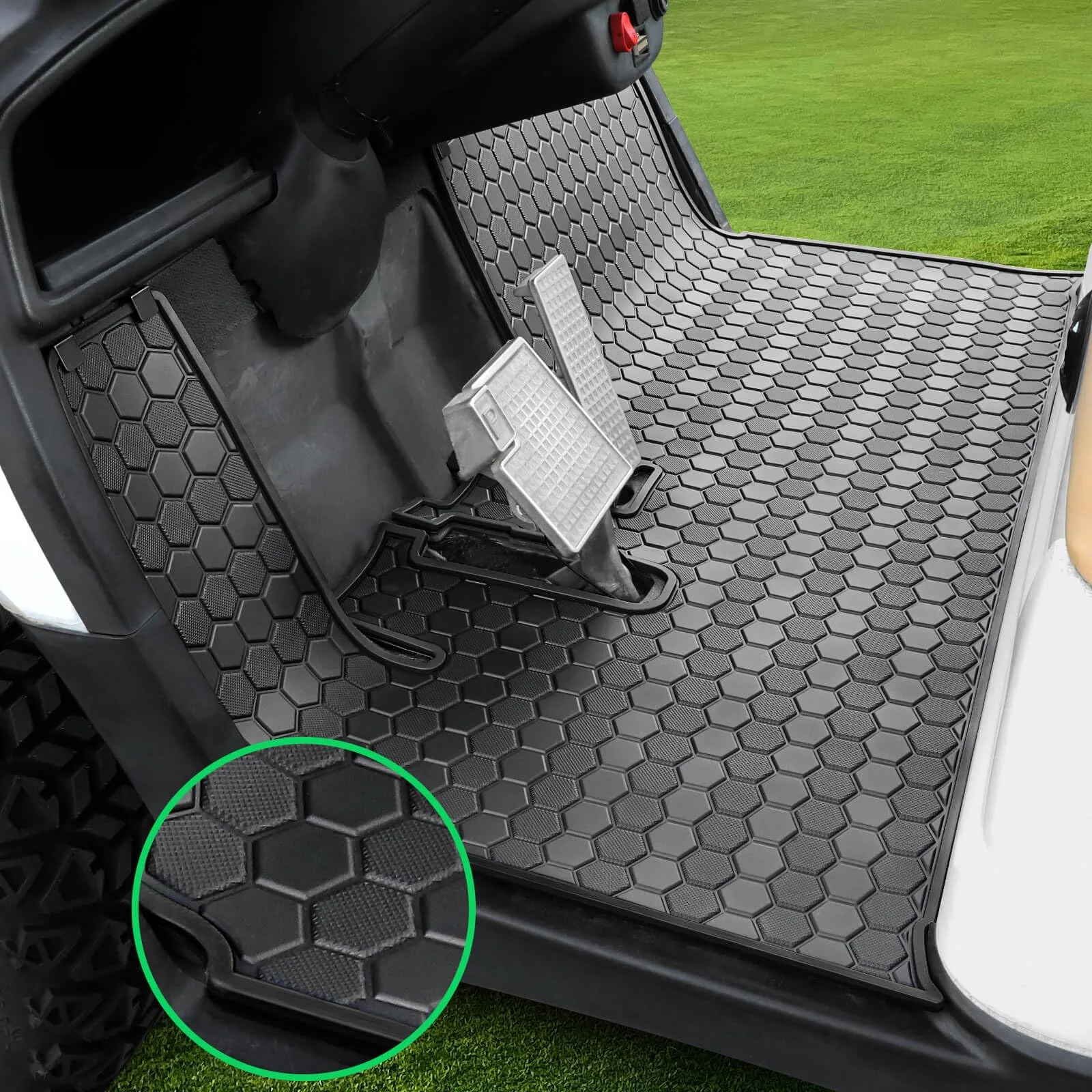 LEAPGOMAX Yamaha G29 Golf Cart Floor Mat MATG29