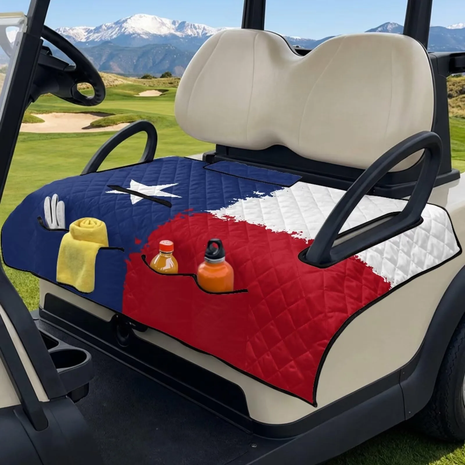 Darisoco Golf Cart Seat Cover for 2-Seater Carts image 2