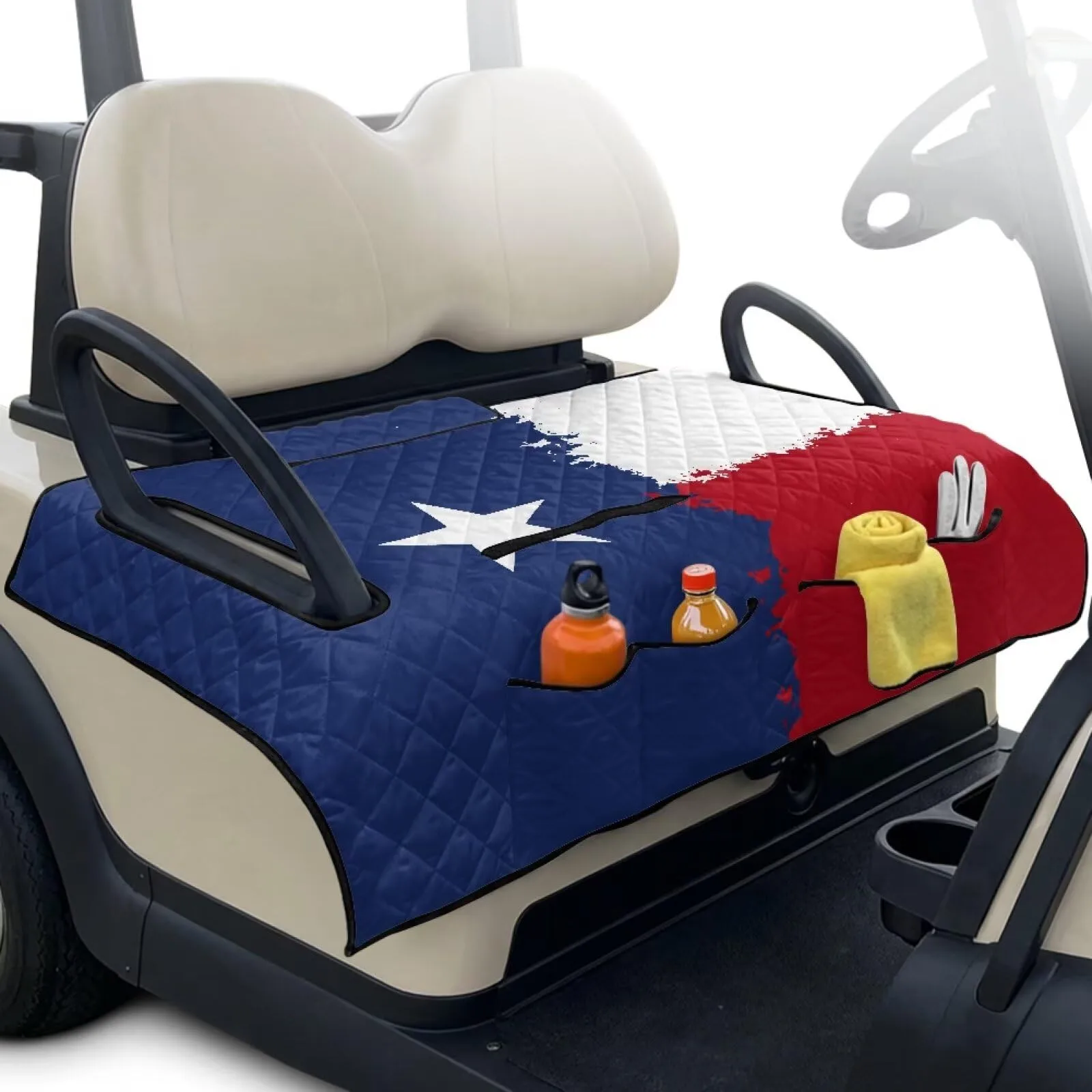 Darisoco Golf Cart Seat Cover for 2-Seater Carts