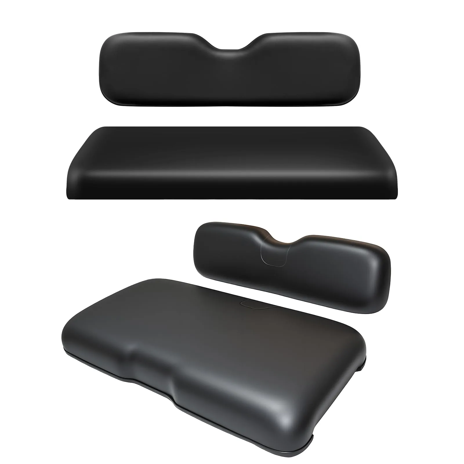 HEOHOU Golf Cart Front and Rear Seat Cushion Bundle