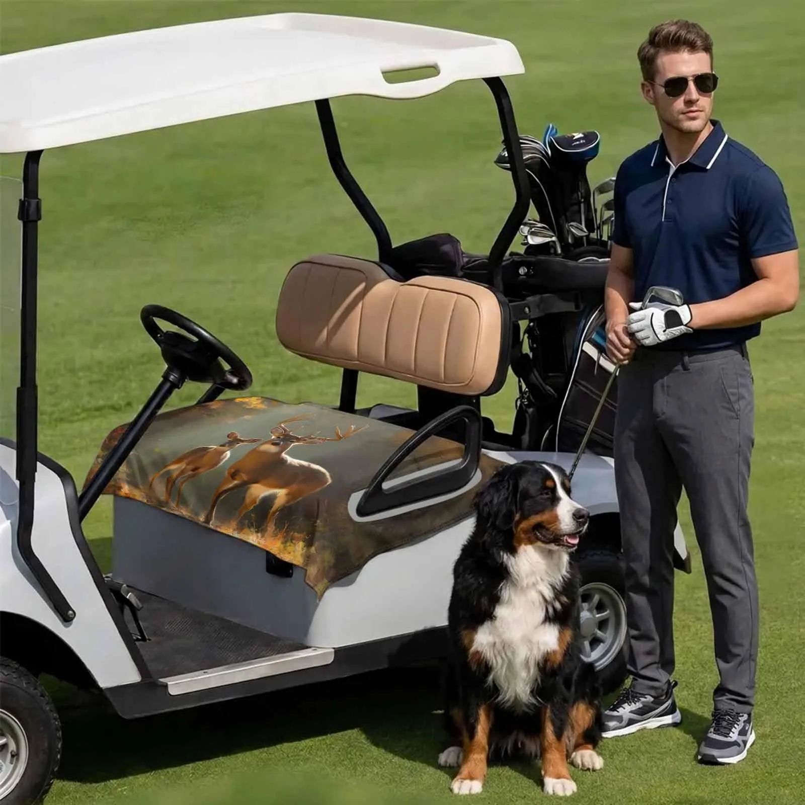 DecorLovee Golf Cart Seat Cover 51 x 31 in image 3