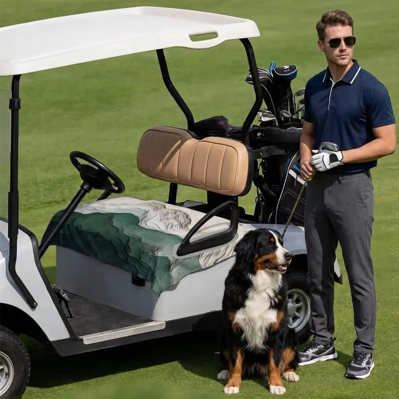 DecorLovee Golf Cart Seat Cover Towel, 51 x 31 in image 3