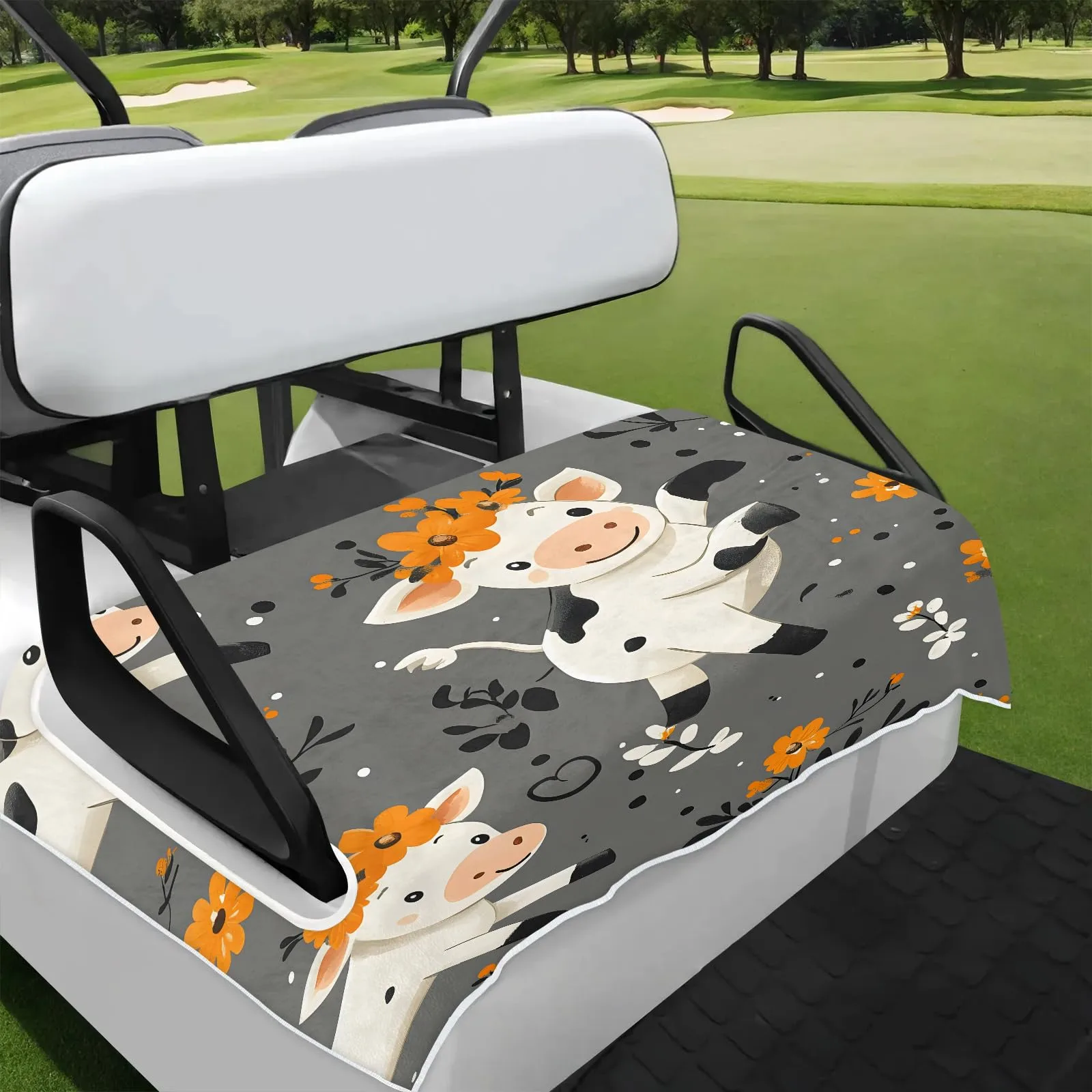 Tiveruda Golf Cart Seat Cover for Double Seats