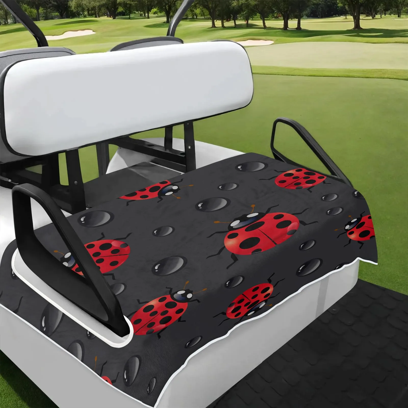 Tiveruda Golf Cart Seat Cover for Double Seats, 51 x 31 in