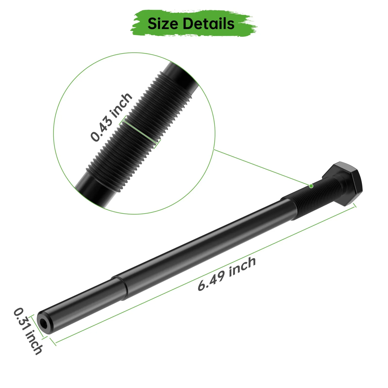 10L0L Clutch Puller Bolt for Club Car DS & Precedent image 3