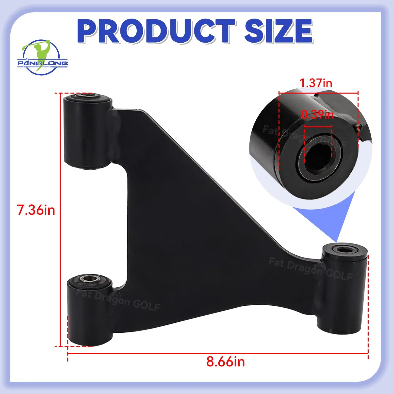 Panglong Front A-Arm Assembly for E-Z-GO RXV image 4