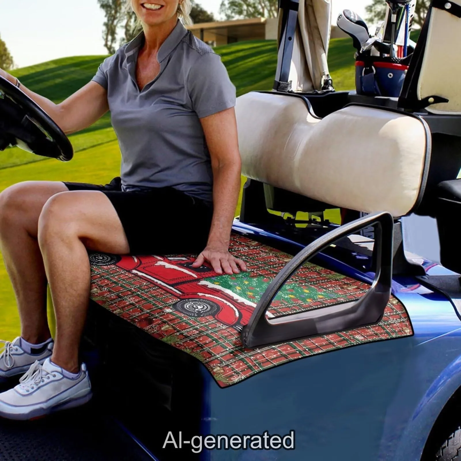 Rarucativ Golf Cart Seat Cover for Club Car Precedent image 2