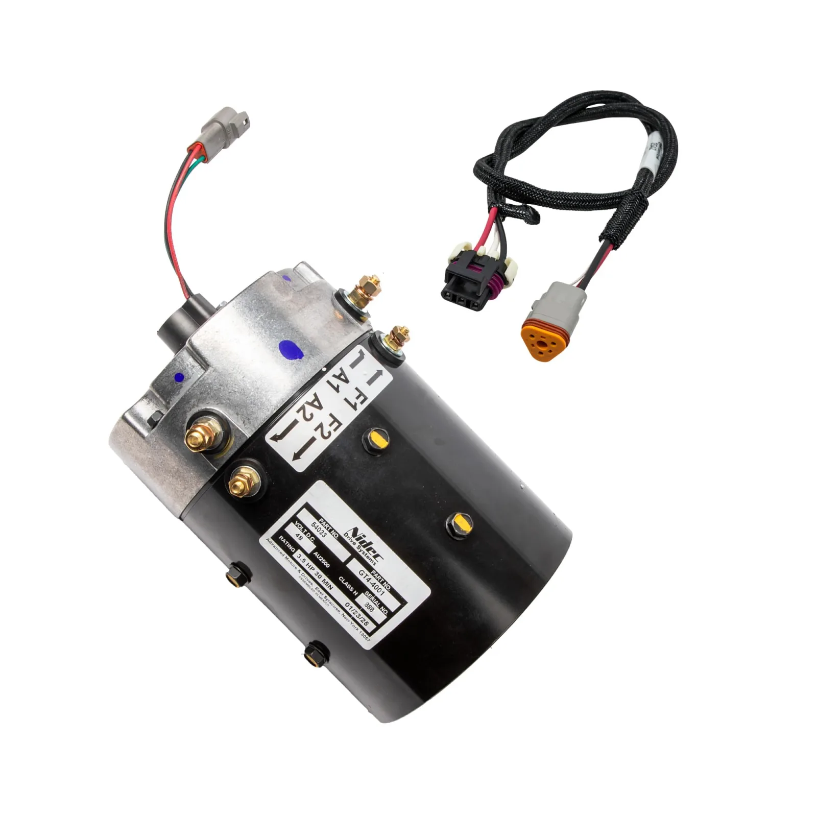 Buggies Unlimited 25-519 48V Shunt Wound Motor for E-Z-GO TXT/T48 (3 HP)