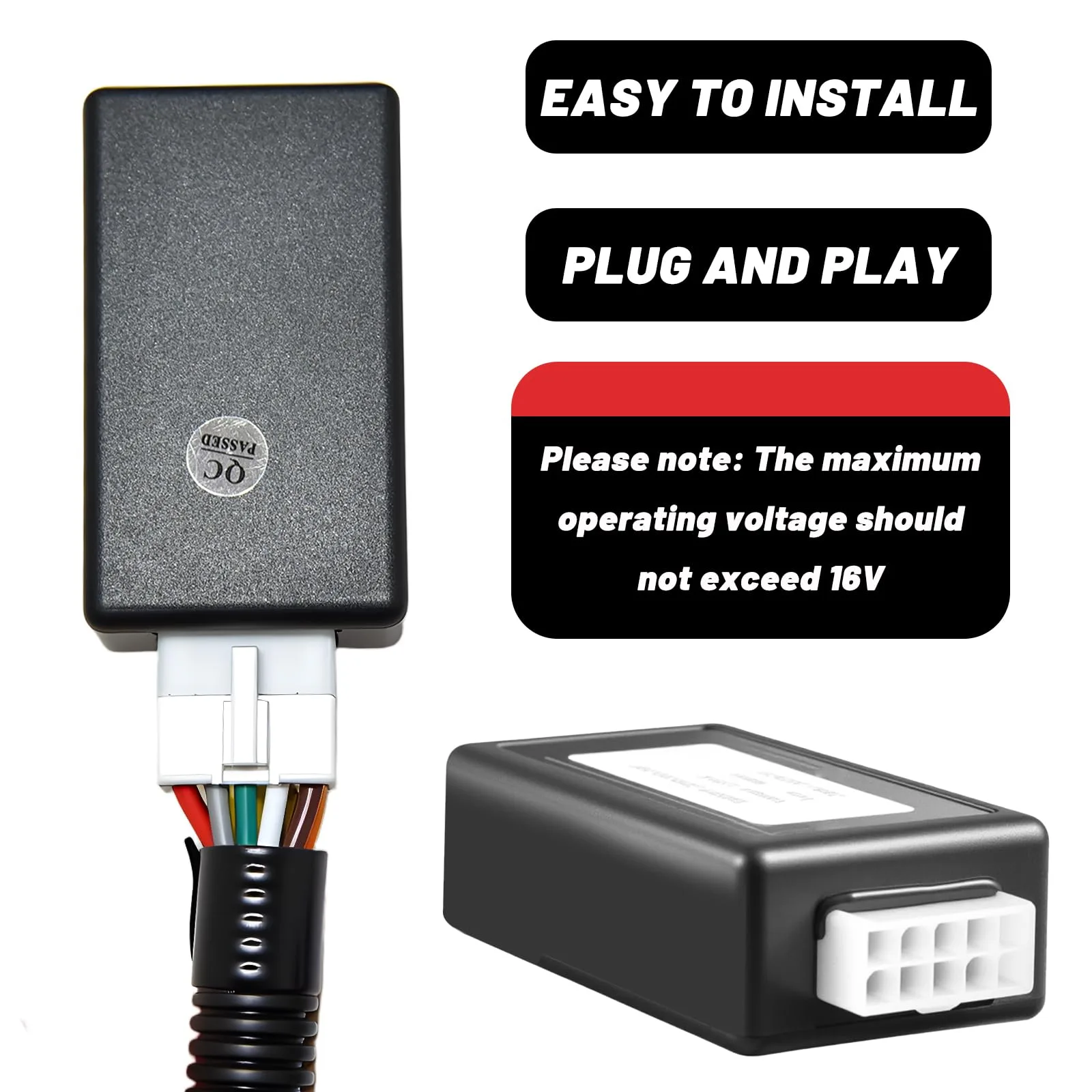 Orle Oko 10gctss Turn Signal Switch & Light Control Box (9‑Pin, 12V) image 3