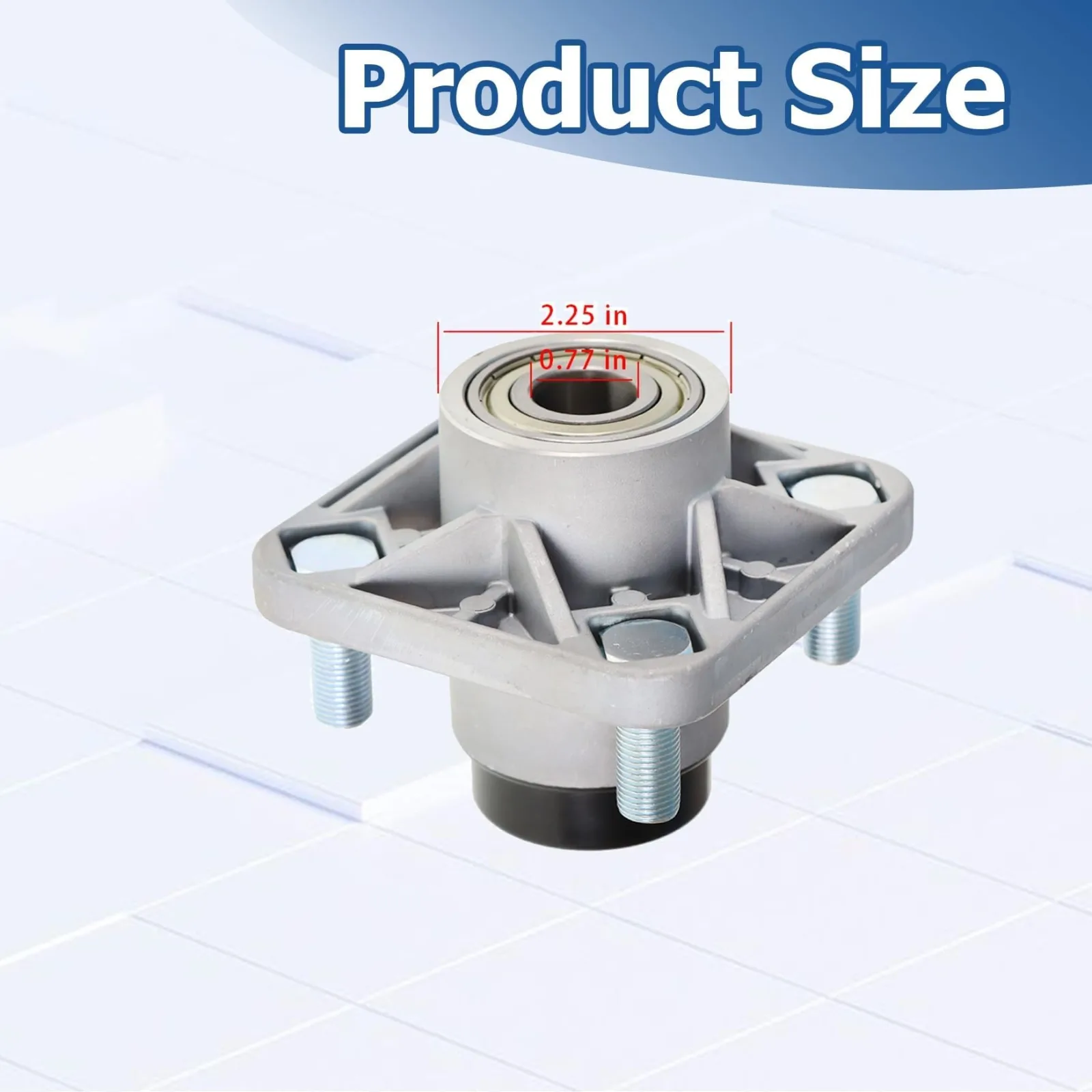 WFLNHB Front Wheel Hub Assembly for Club Car Precedent DS image 2