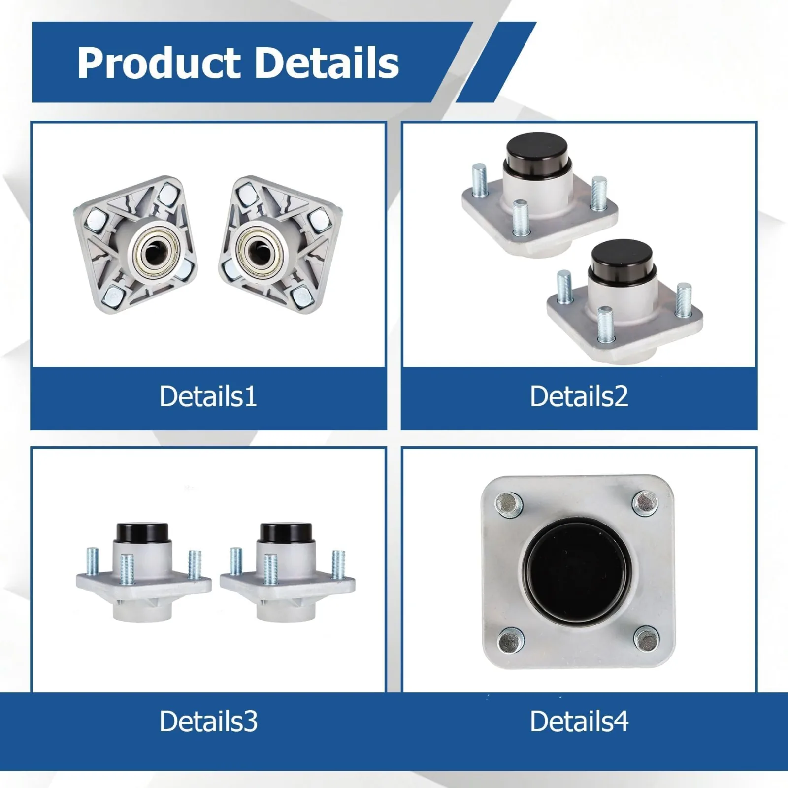 WFLNHB Front Wheel Hub Assembly for Club Car Precedent DS image 3