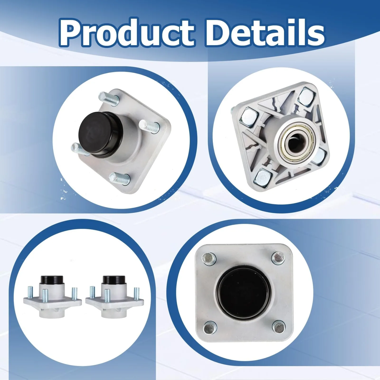 WFLNHB Front Wheel Hub Assembly for Club Car Precedent DS image 4