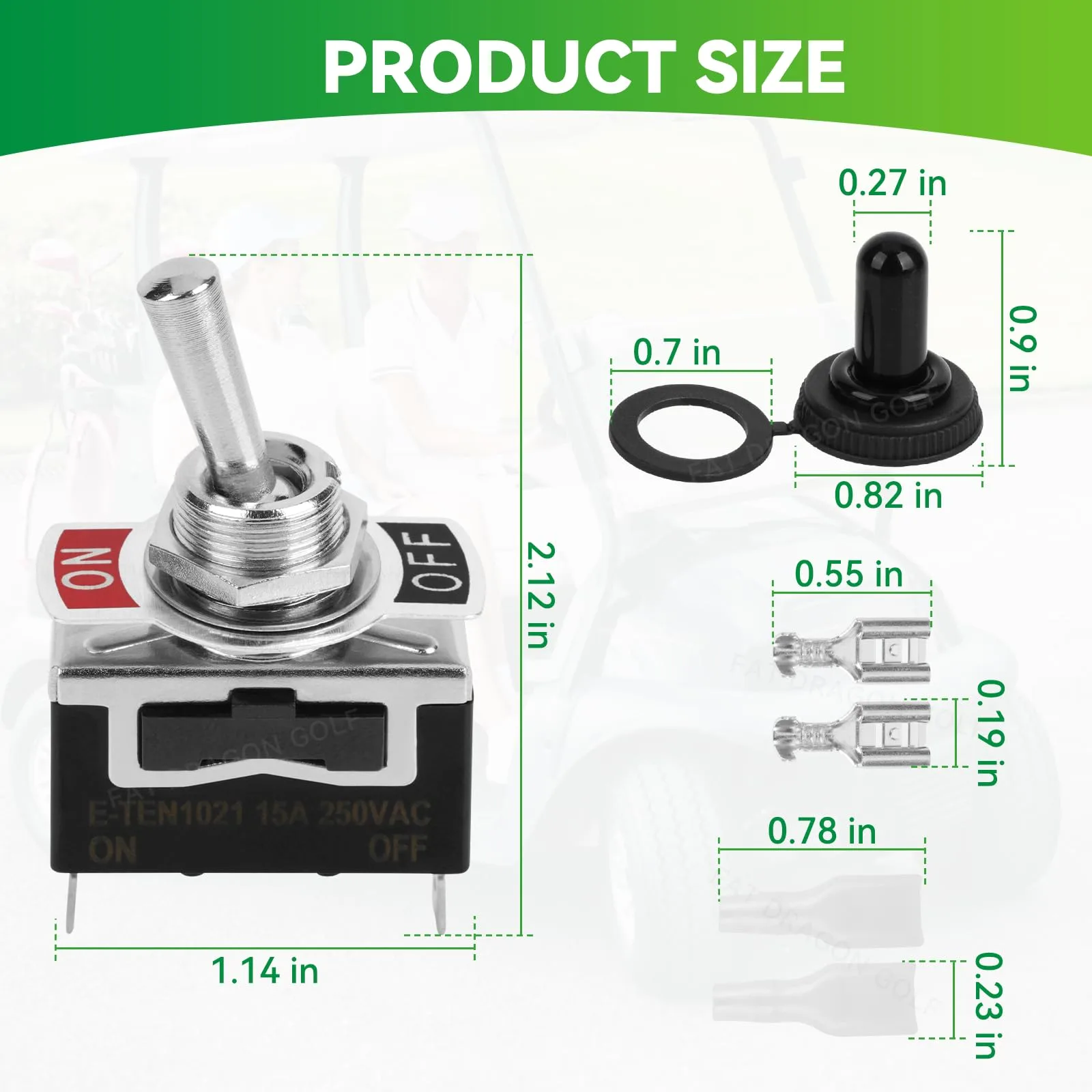 Panglong Tow/Run Switch for Club Car Precedent image 4