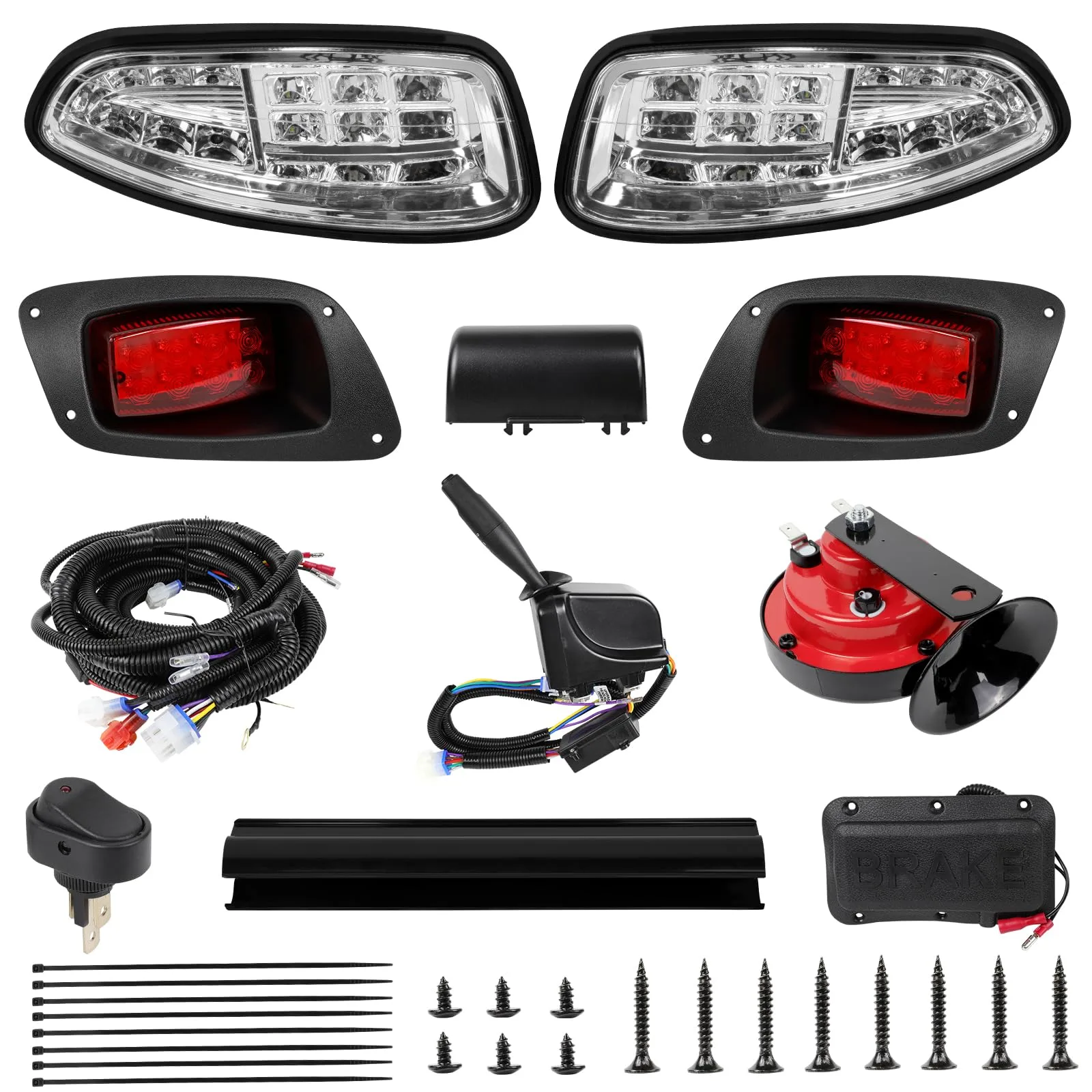 KAKSEY CD00092 LED Light Kit for E-Z-GO RXV 2016-2023
